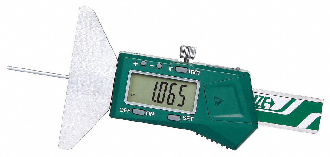 INSIZE, 0 in to 1 in/0 mm to 25 mm Range, ±0.0008 in Accuracy, Compact