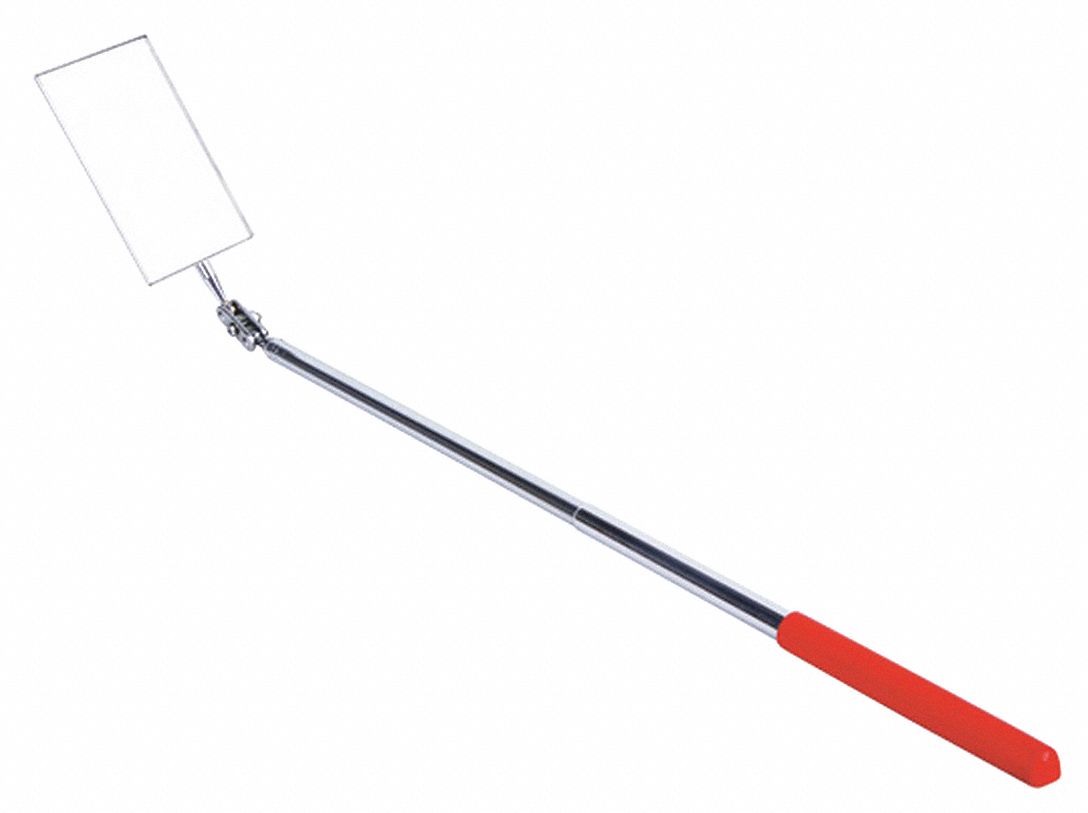 INSIZE, Telescoping, 50mm x 90mm Mirror Size (In.), Telescoping