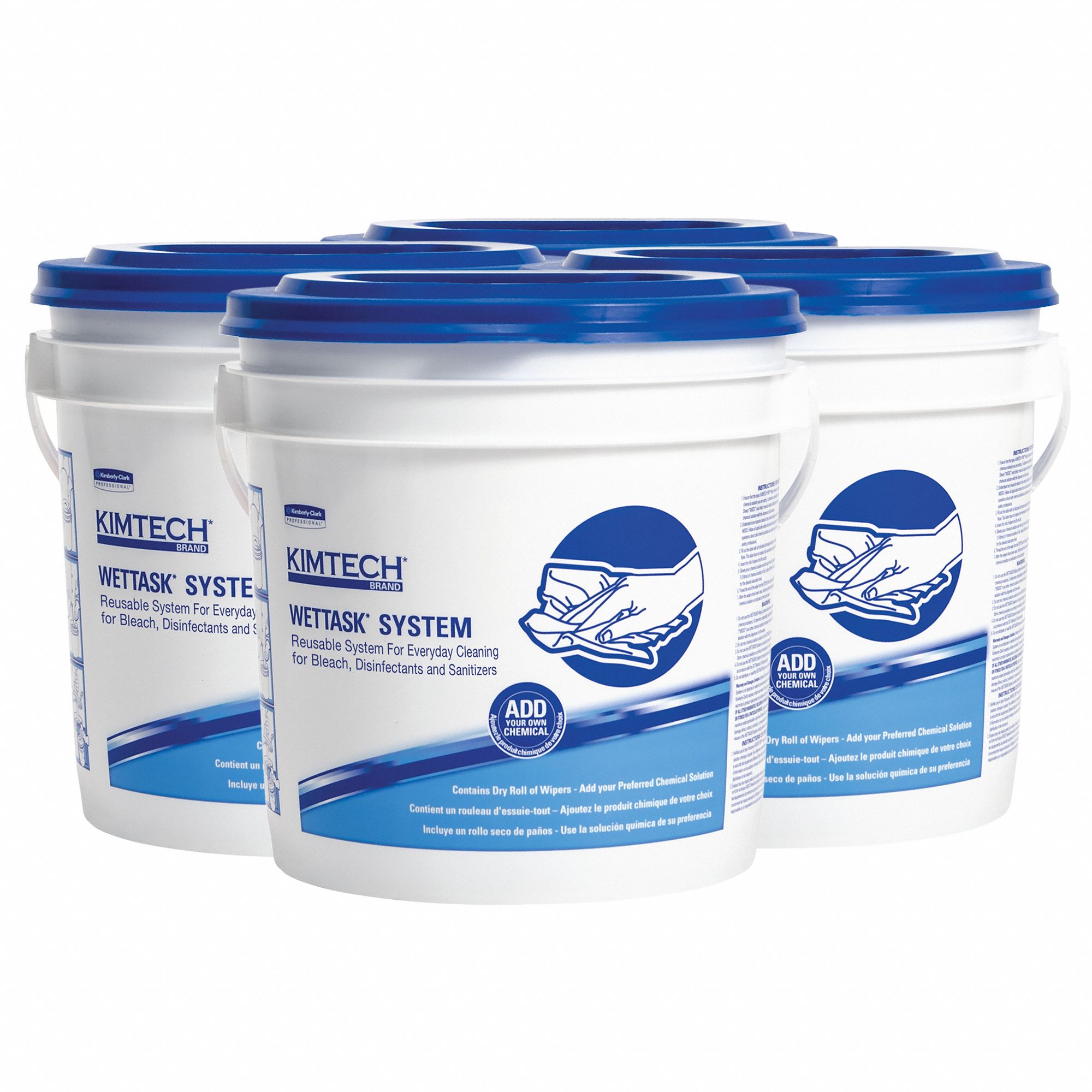 KIMTECH Bucket Dispenser Surface, (275) Wipes Capacity, Plastic, White