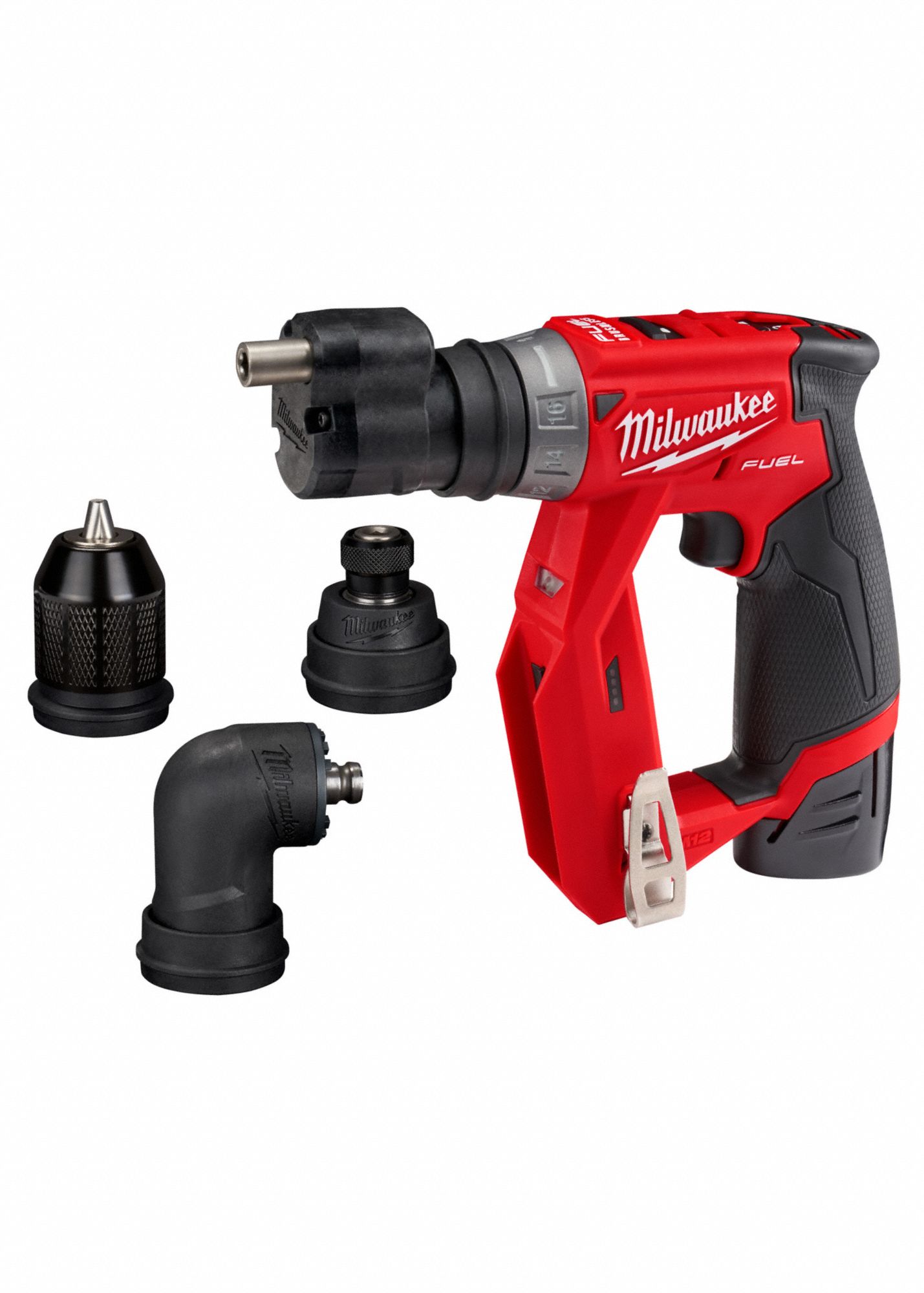 MILWAUKEE Cordless Drill/Driver Kit, Cordless, 0 inlb to 300 inlb, 3/