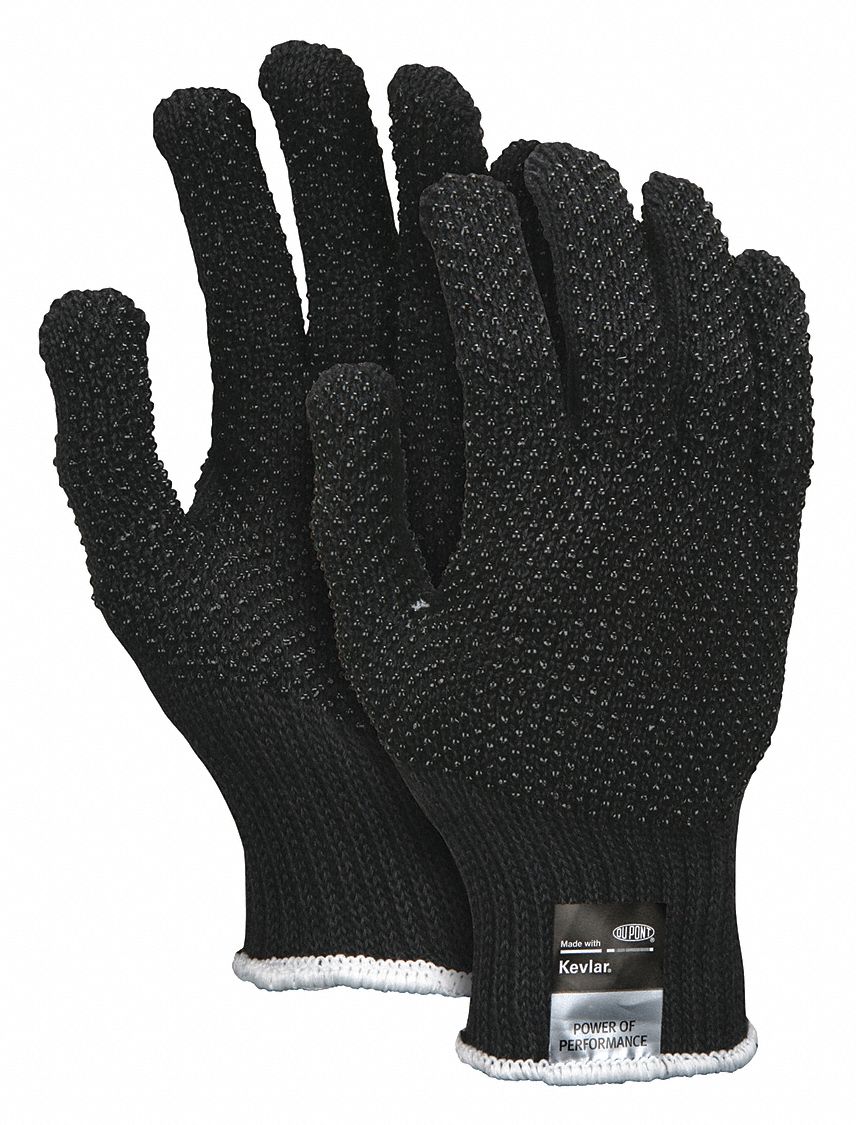 Mcr Safety Cut-resistant Gloves, S, A3 Ansi Isea Cut Level, Full, Pvc 