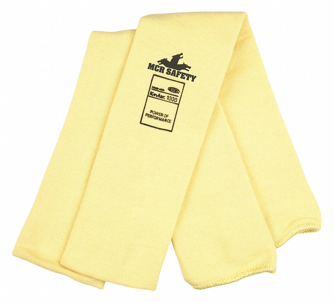 MCR SAFETY CutResistant Sleeve, Kevlar(R), A4 ANSI/ISEA Cut Level, 18