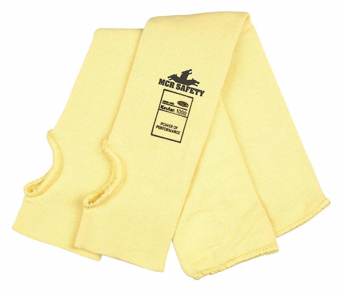 MCR SAFETY CutResistant Sleeve, Kevlar(R), A4 ANSI/ISEA Cut Level, 18