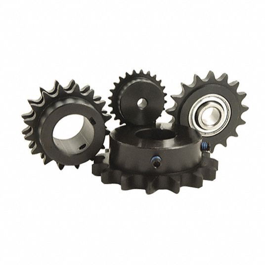 TRITAN Roller Chain Sprocket 24 Teeth, 1 in Bore Dia., 6.15 in Outside