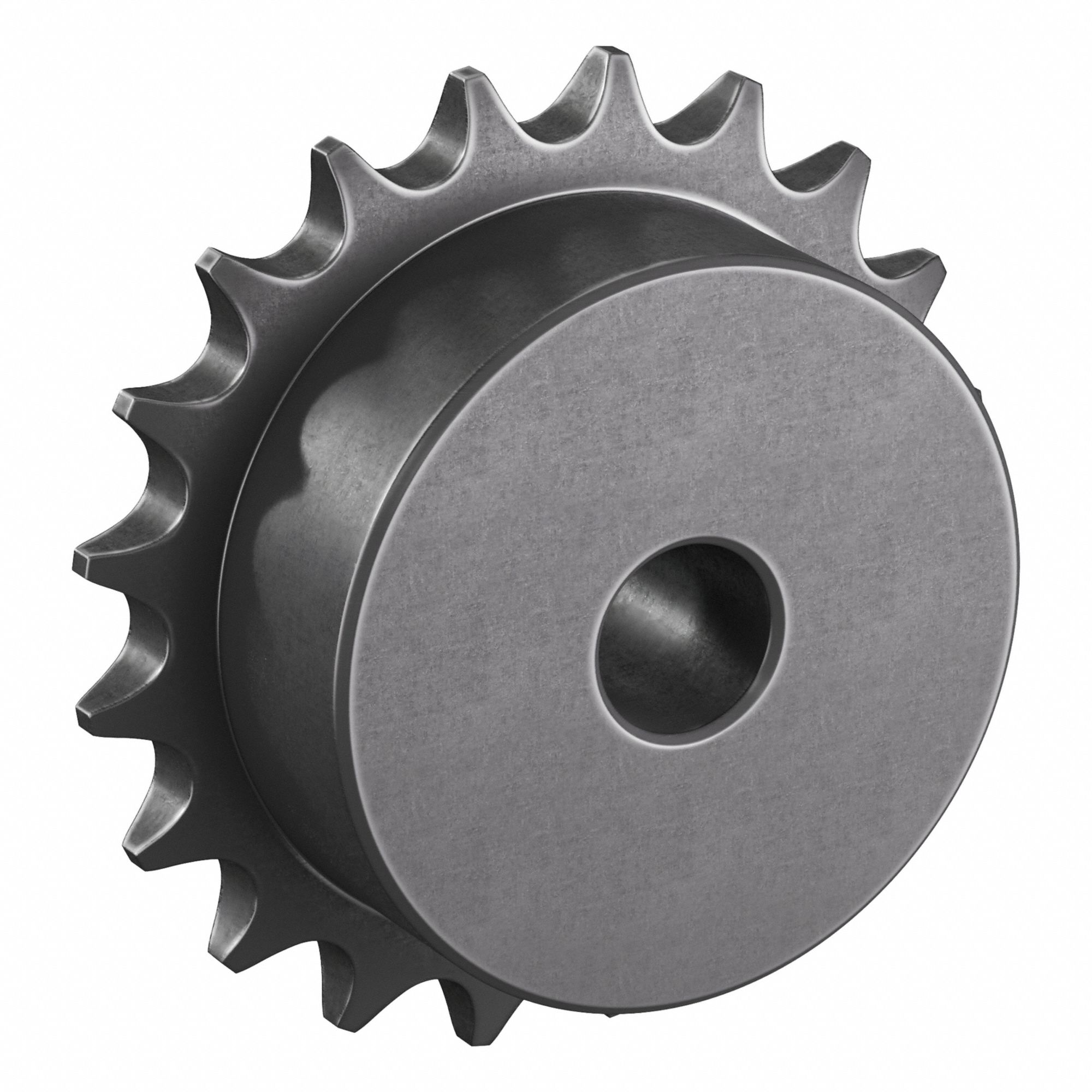 Roller Chain Sprocket: One-Sided Hub, For Single Strands, 08B, 20 Teeth, 81.18 mm Pitch Dia