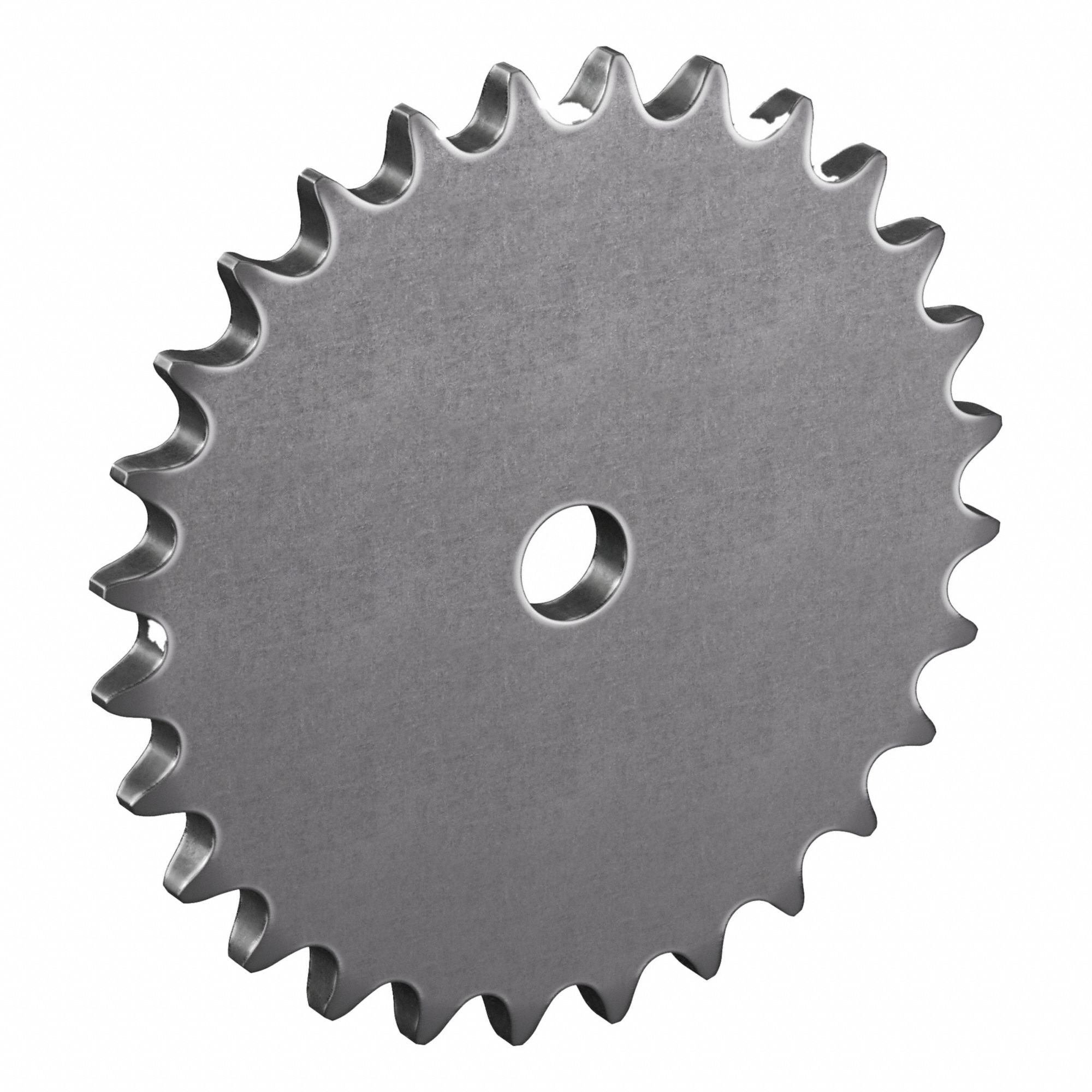 Roller Chain Sprocket: No Hub, For Single Strands, 100, 28 Teeth, 11.164 in Pitch Dia, Steel