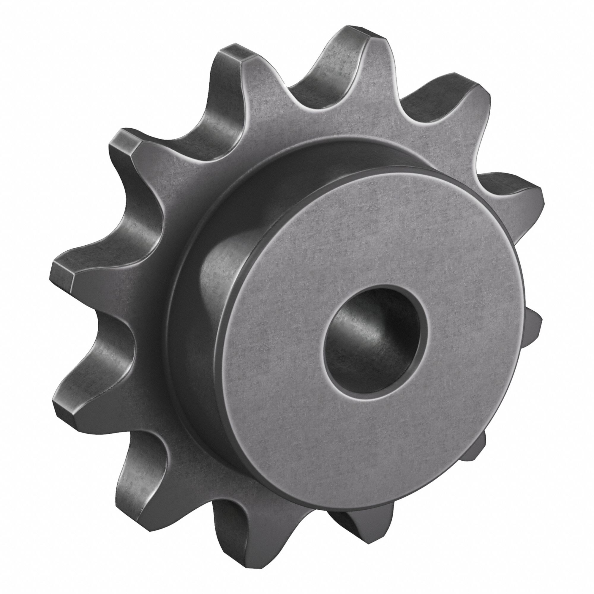 Roller Chain Sprocket: One-Sided Hub, For Single Strands, 120, 12 Teeth, 5.796 in Pitch Dia