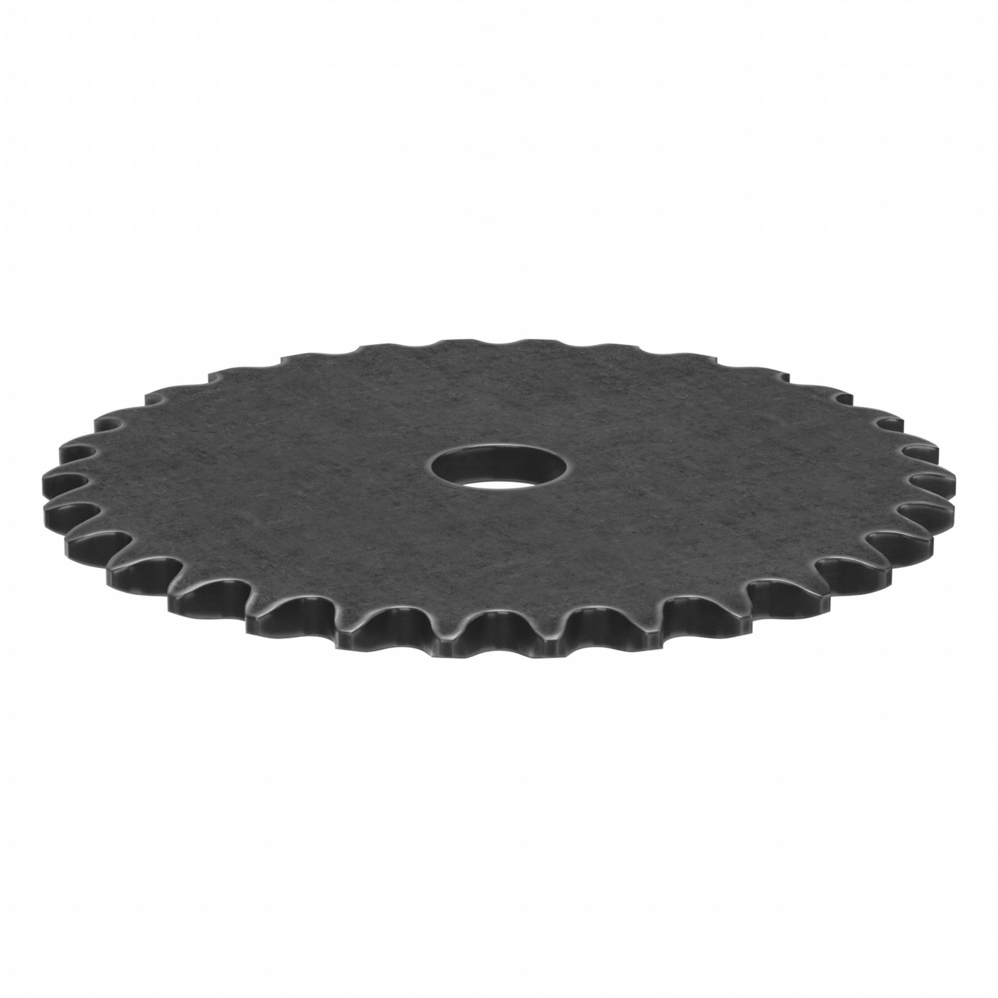 Roller Chain Sprocket: No Hub, For Single Strands, 25, 30 Teeth, 2.392 in Pitch Dia, Steel