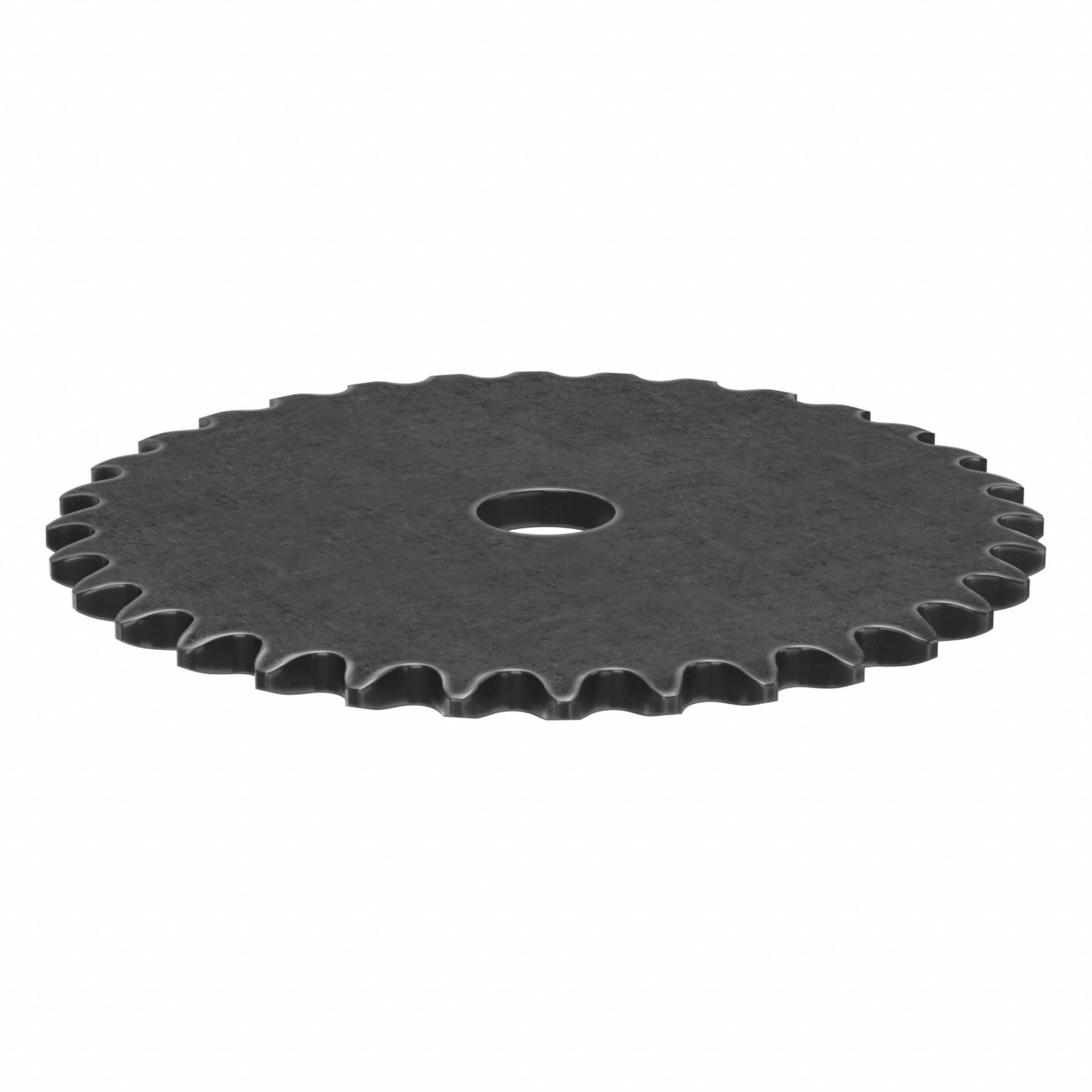 Roller Chain Sprocket: No Hub, For Single Strands, 25, 32 Teeth, 2.312 in Pitch Dia, Steel
