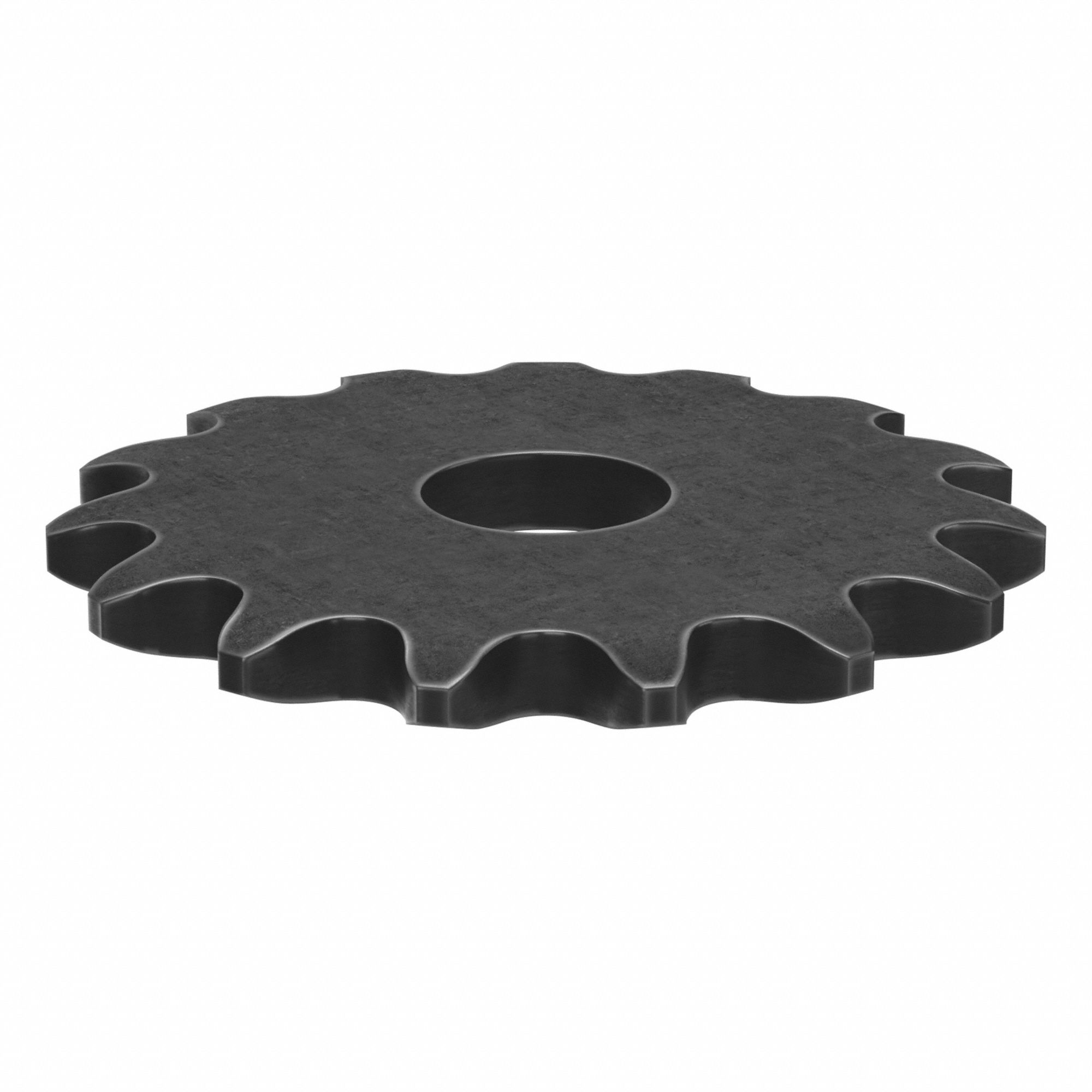 Roller Chain Sprocket: No Hub, For Single Strands, 35, 15 Teeth, 1.804 in Pitch Dia, Steel