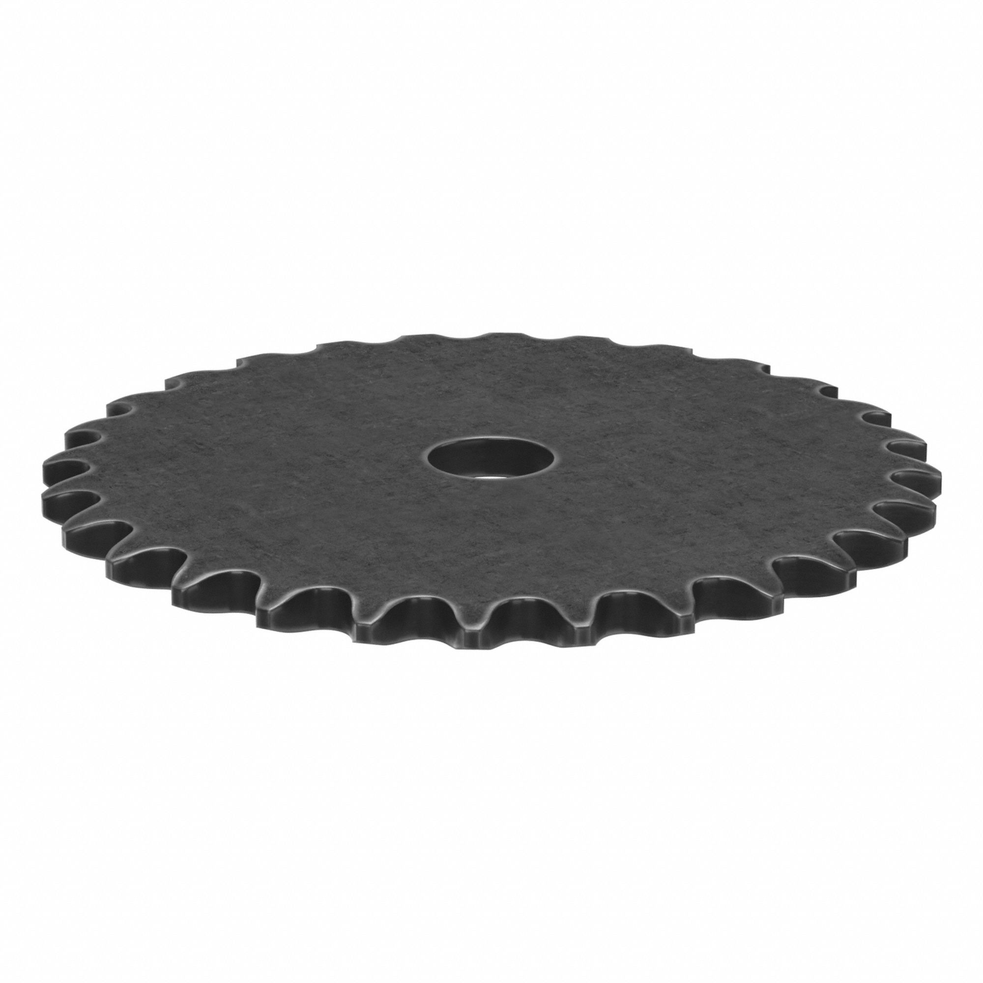 Roller Chain Sprocket: No Hub, For Single Strands, 35, 28 Teeth, 3.349 in Pitch Dia, Steel