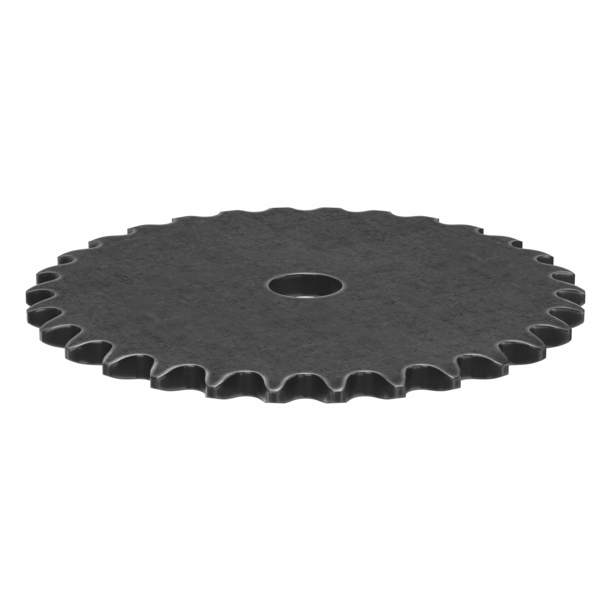 Roller Chain Sprocket: No Hub, For Single Strands, 35, 30 Teeth, 3.588 in Pitch Dia, Steel