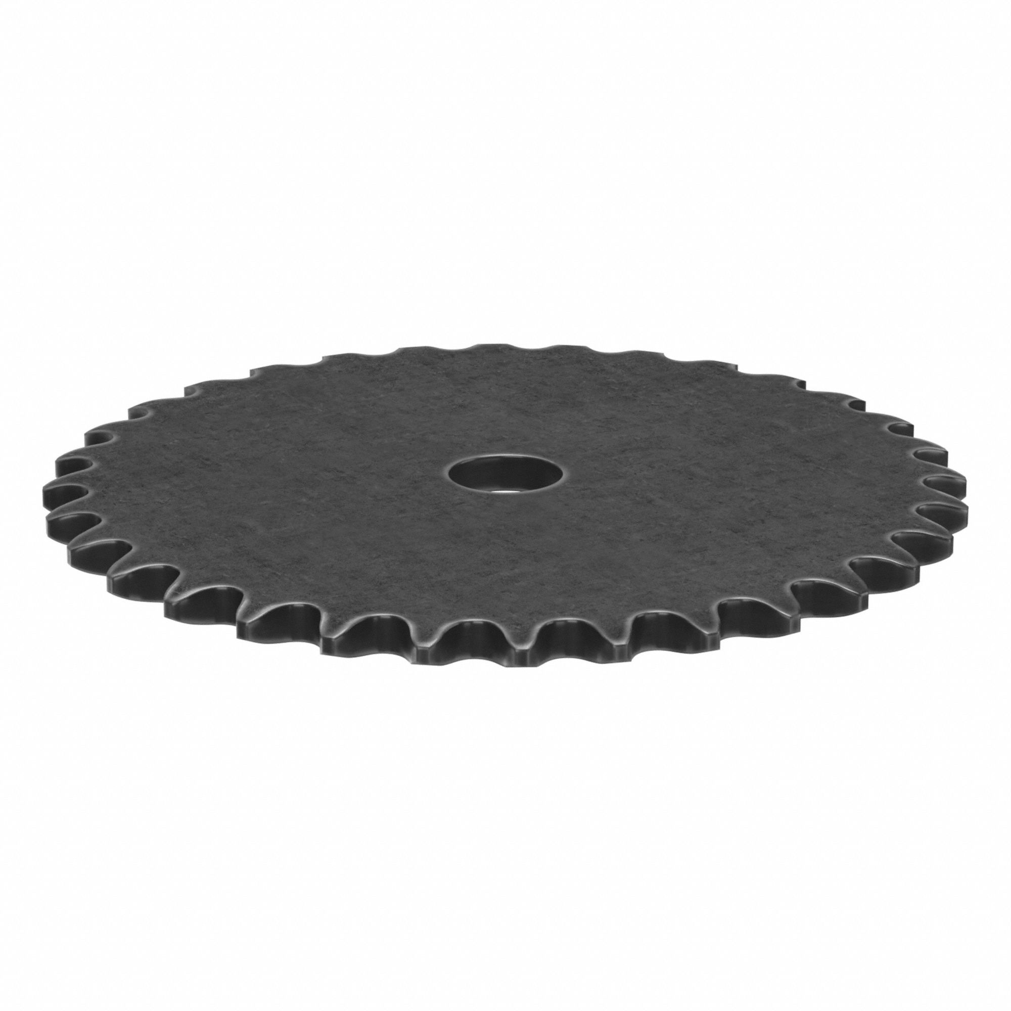Roller Chain Sprocket: No Hub, For Single Strands, 35, 32 Teeth, 3.826 in Pitch Dia, Steel