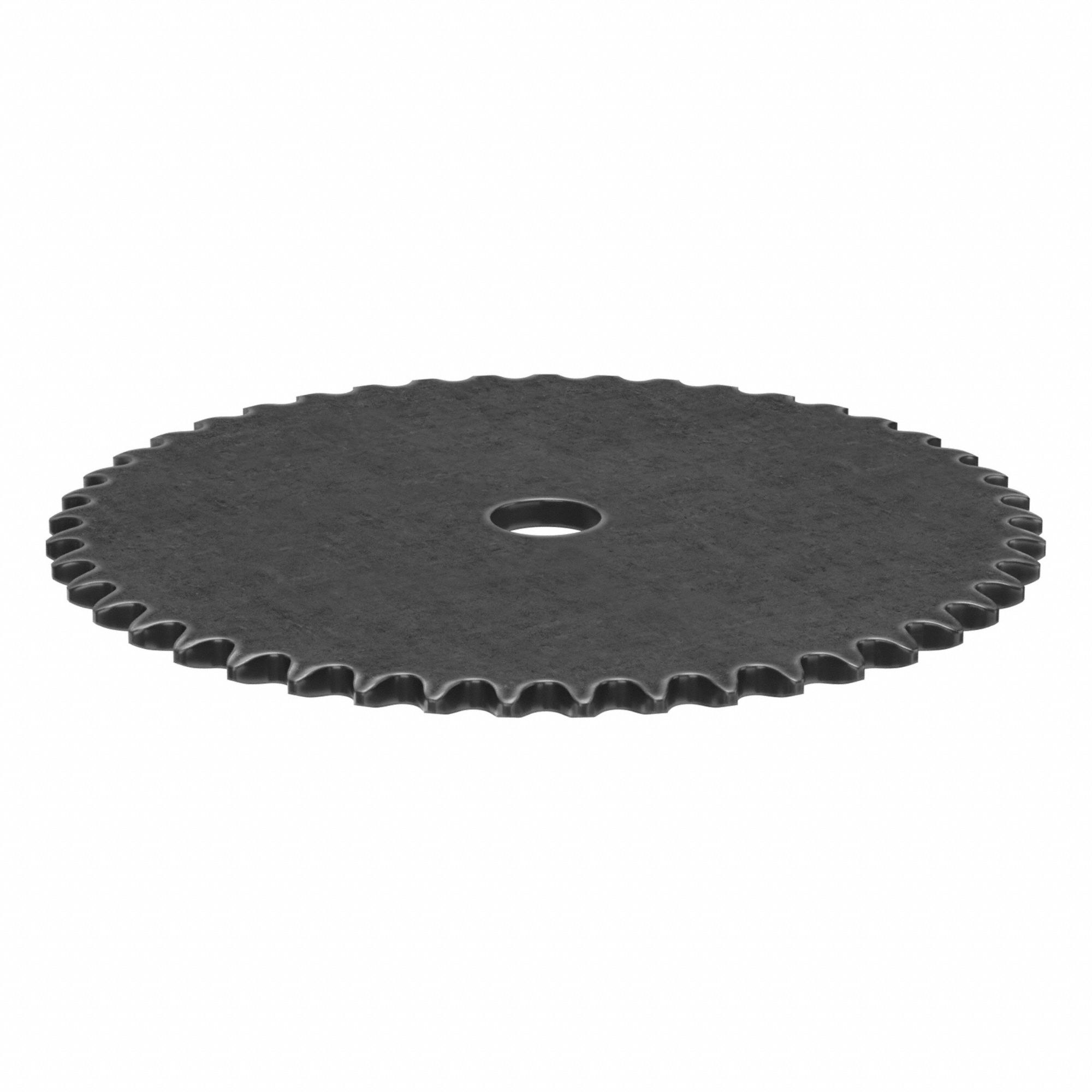 Roller Chain Sprocket: No Hub, For Single Strands, 35, 45 Teeth, 5.376 in Pitch Dia, Steel