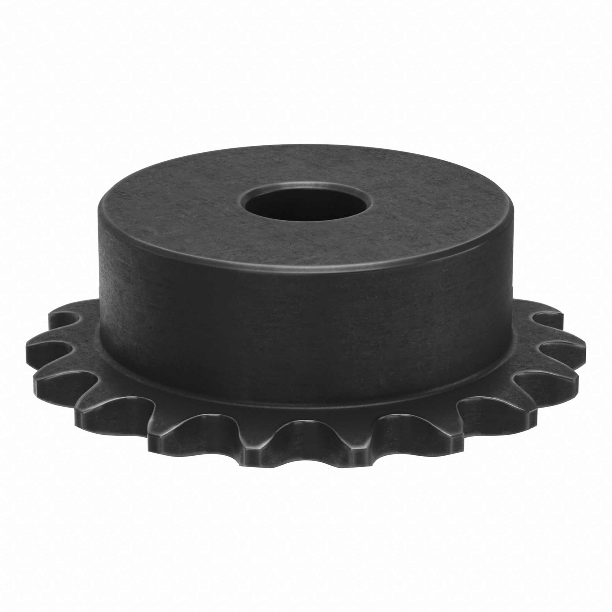 Roller Chain Sprocket: One-Sided Hub, For Single Strands, 35, 18 Teeth, 2.159 in Pitch Dia