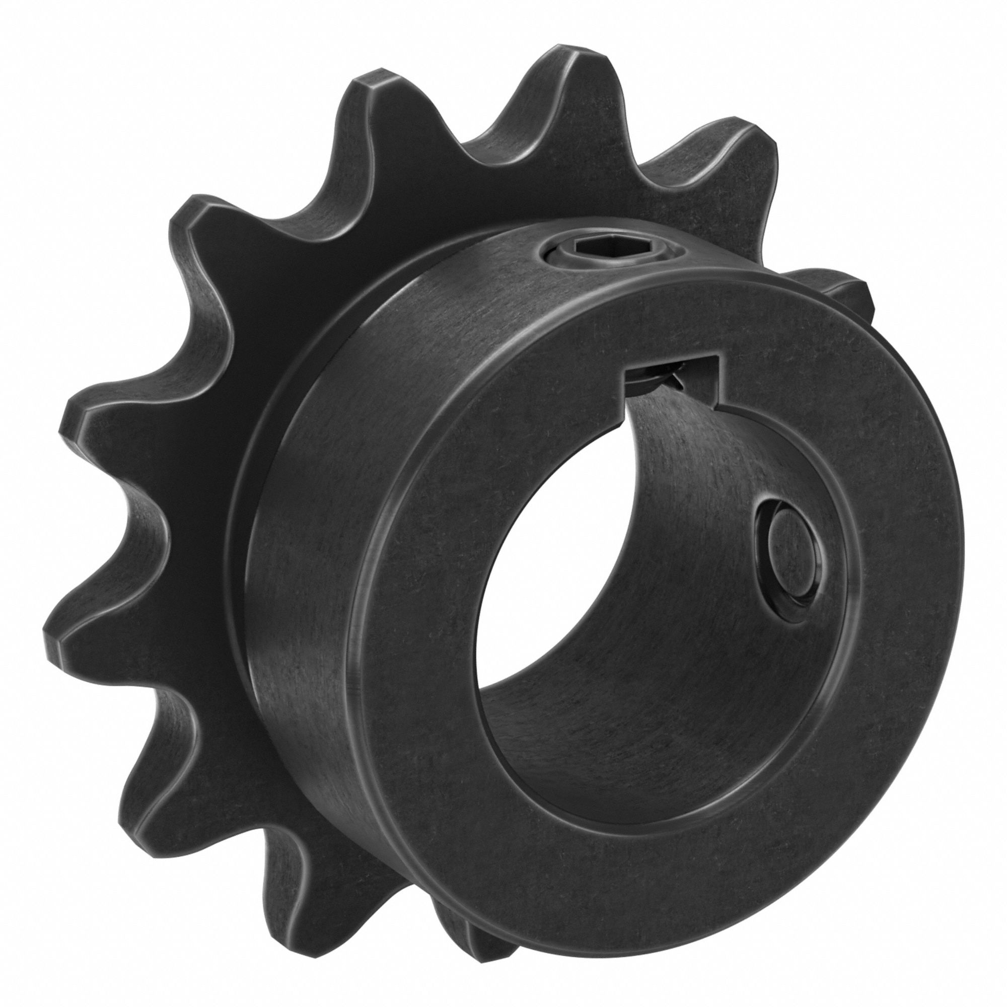 Roller Chain Sprocket: 35, For 3/8 in Chain Pitch, 3/4 in Bore Dia, 13 Teeth, Steel