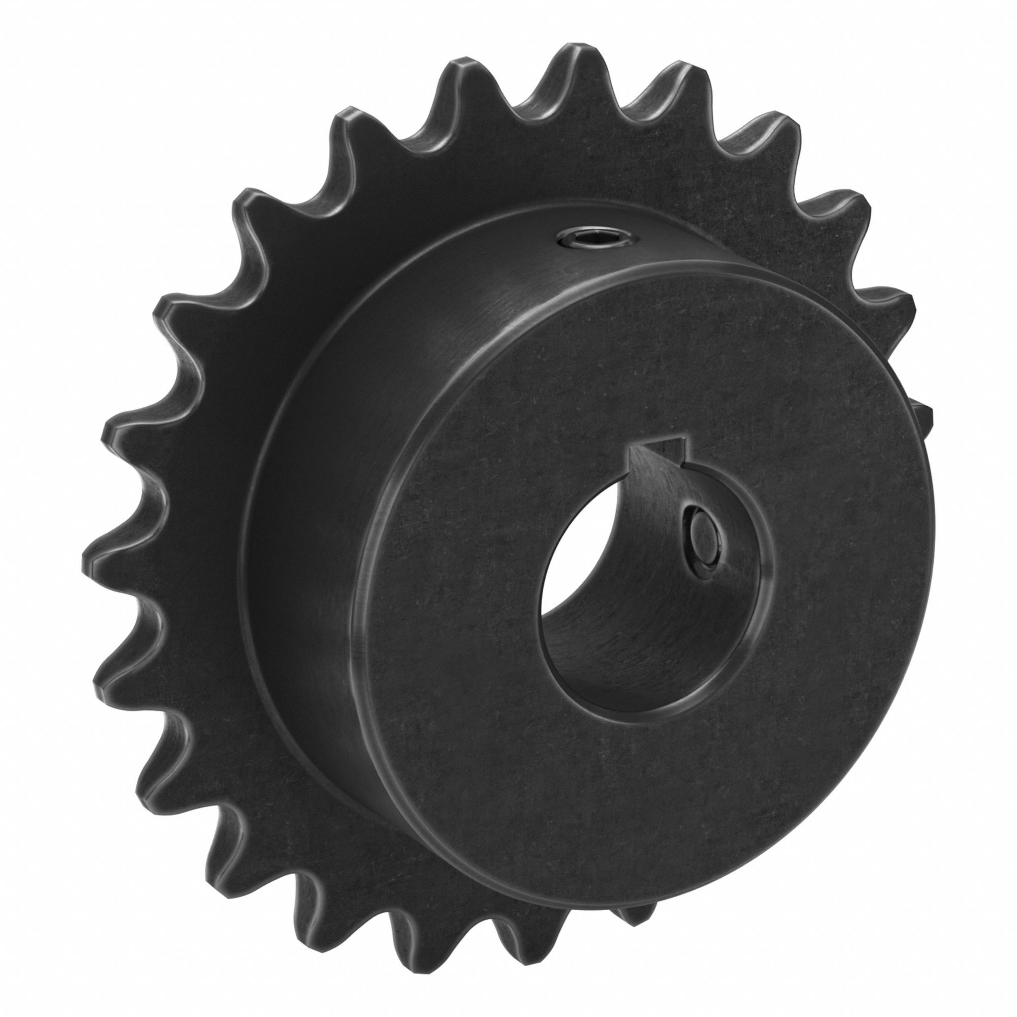 Roller Chain Sprocket: 35, For 3/8 in Chain Pitch, 3/4 in Bore Dia, 23 Teeth, Steel