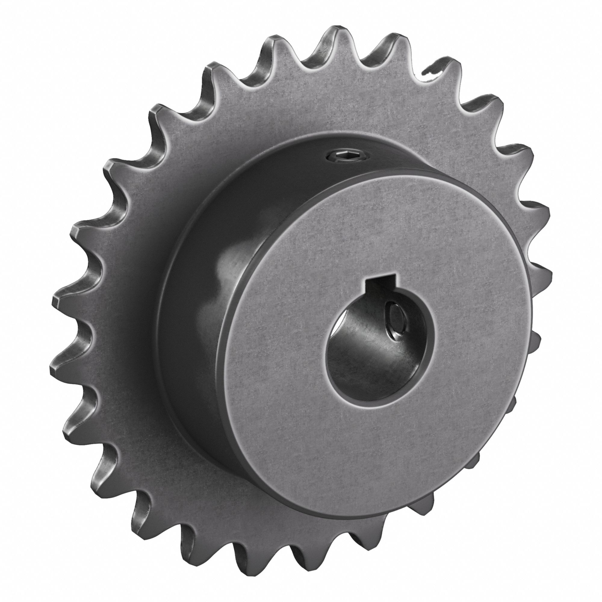 Roller Chain Sprocket: 35, For 3/8 in Chain Pitch, 5/8 in Bore Dia, 25 Teeth, Steel