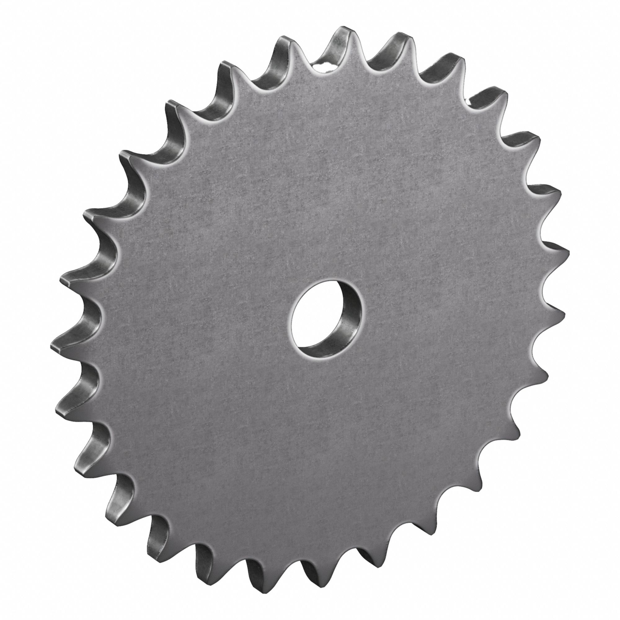 Roller Chain Sprocket: No Hub, For Single Strands, 40, 27 Teeth, 4.307 in Pitch Dia, Steel