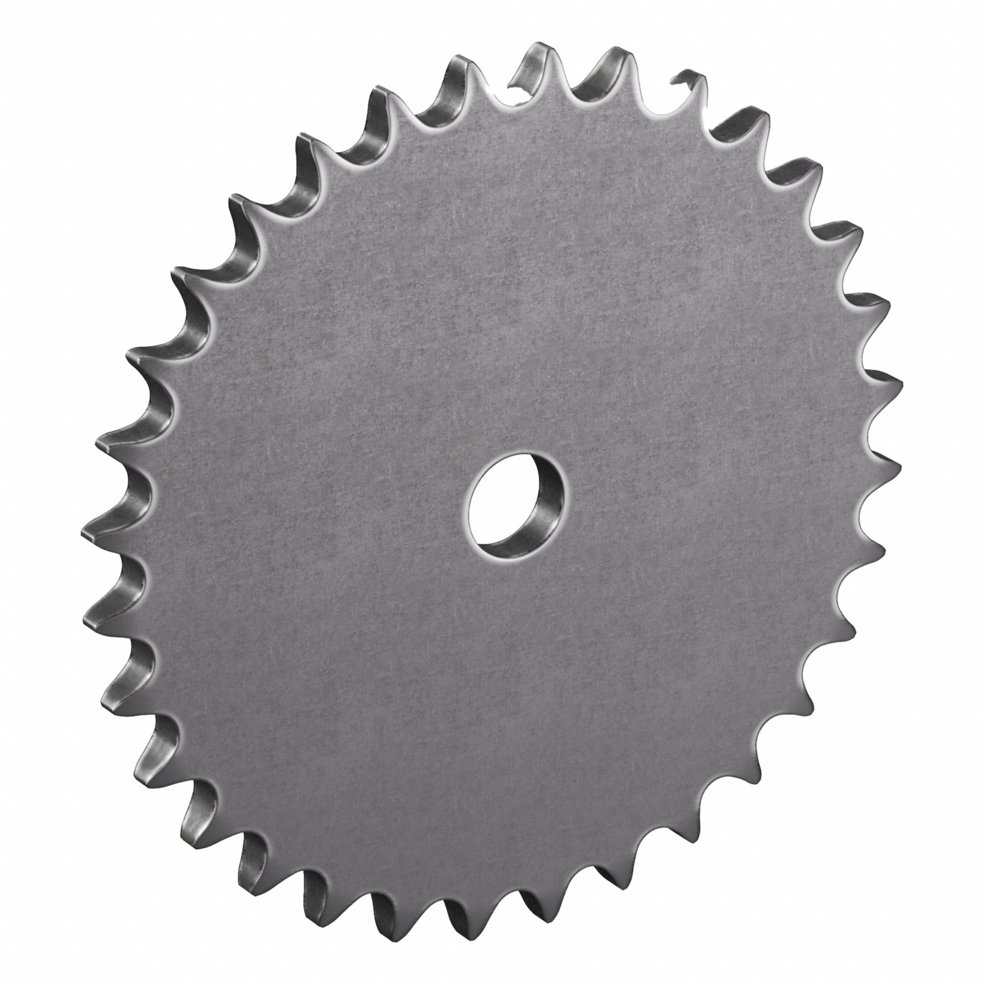 Roller Chain Sprocket: No Hub, For Single Strands, 40, 32 Teeth, 5.101 in Pitch Dia, Steel