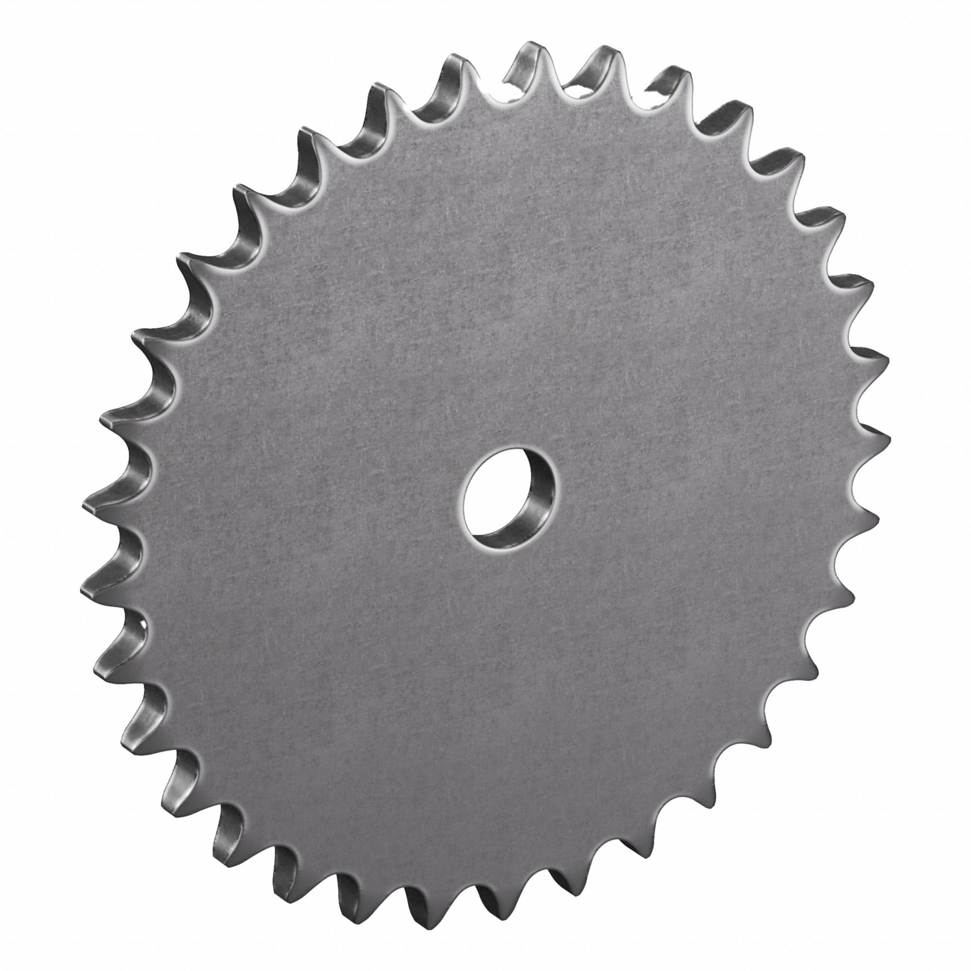 Roller Chain Sprocket: No Hub, For Single Strands, 40, 33 Teeth, 5.26 in Pitch Dia, Steel