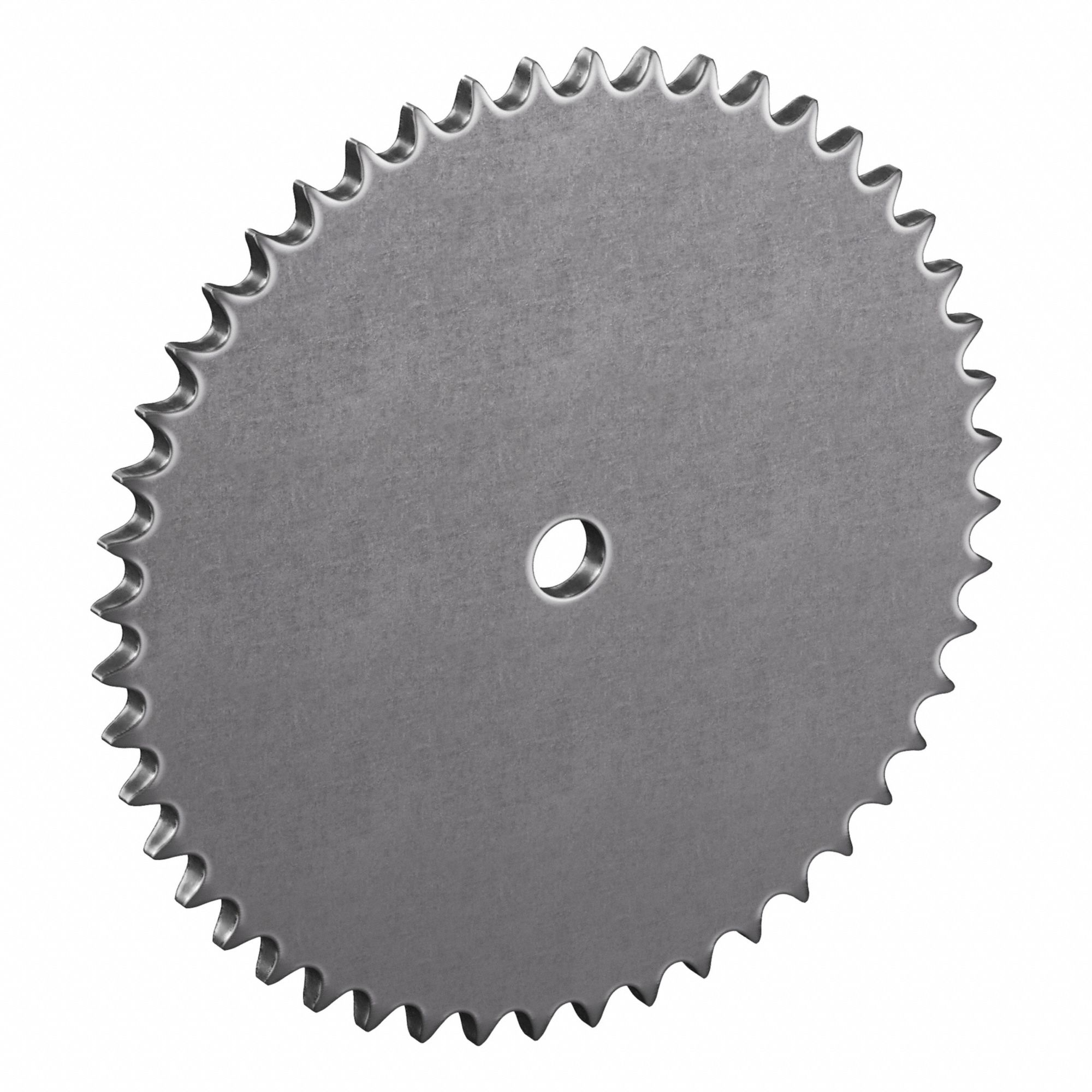 Roller Chain Sprocket: No Hub, For Single Strands, 40, 48 Teeth, 7.645 in Pitch Dia, Steel