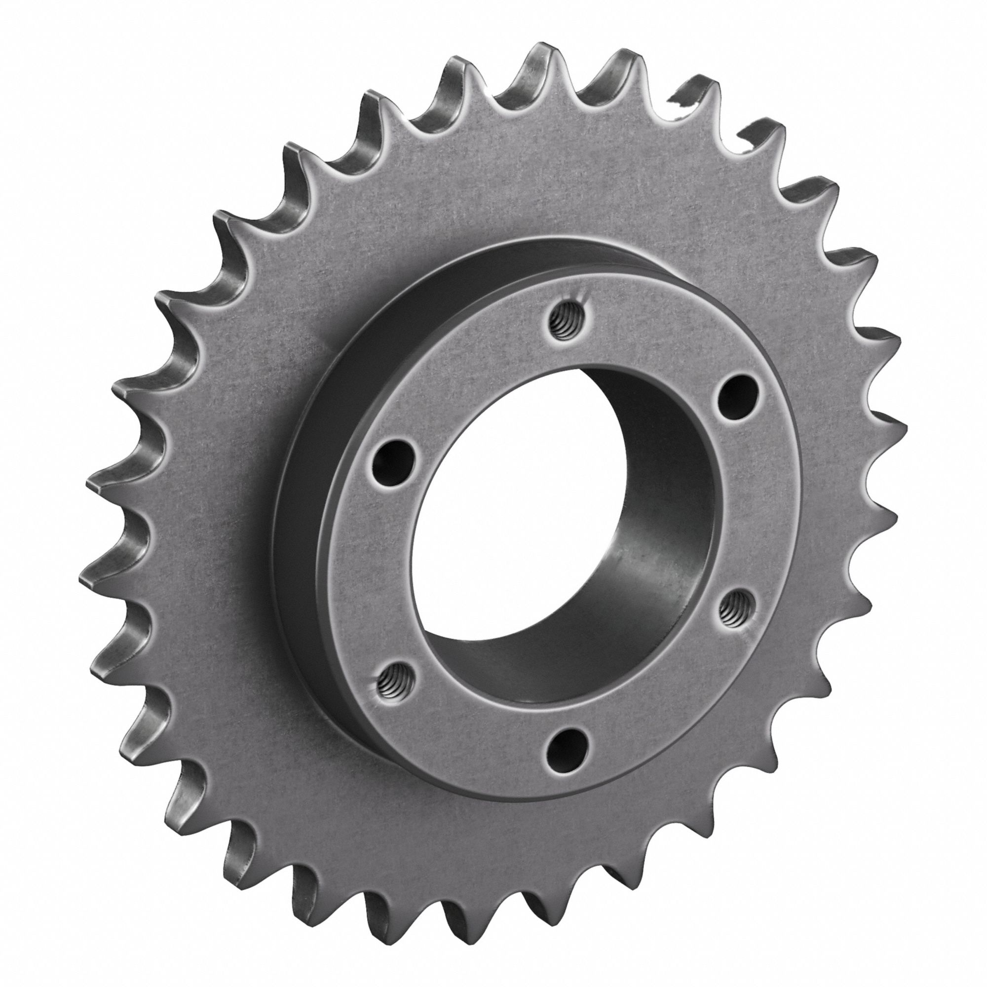 Bushed Roller Chain Sprocket: For 40 Chain, 30 Teeth, 4.783 in Pitch Dia, 5.06 in Outside Dia