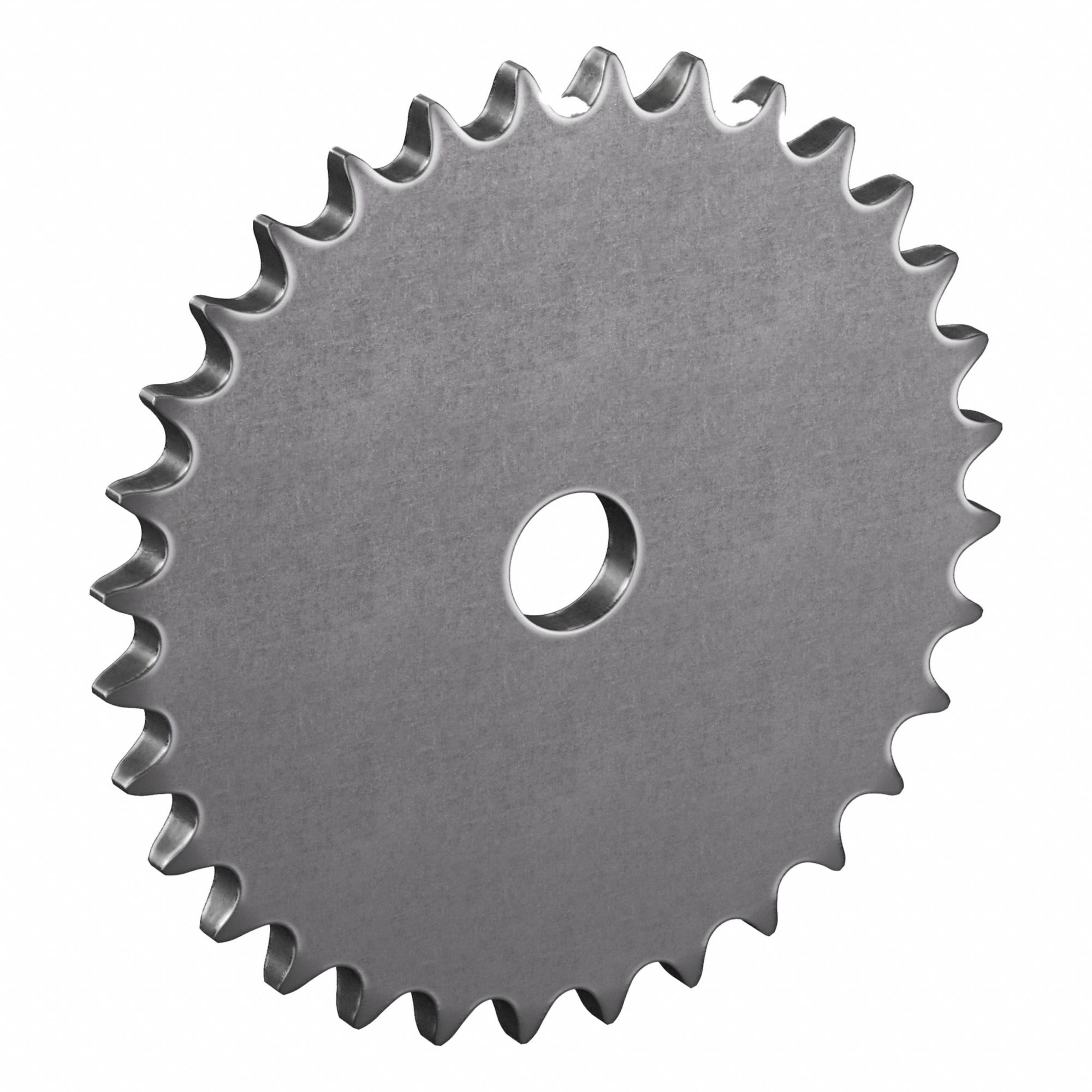 Roller Chain Sprocket: No Hub, For Single Strands, 41, 32 Teeth, 5.101 in Pitch Dia, Steel