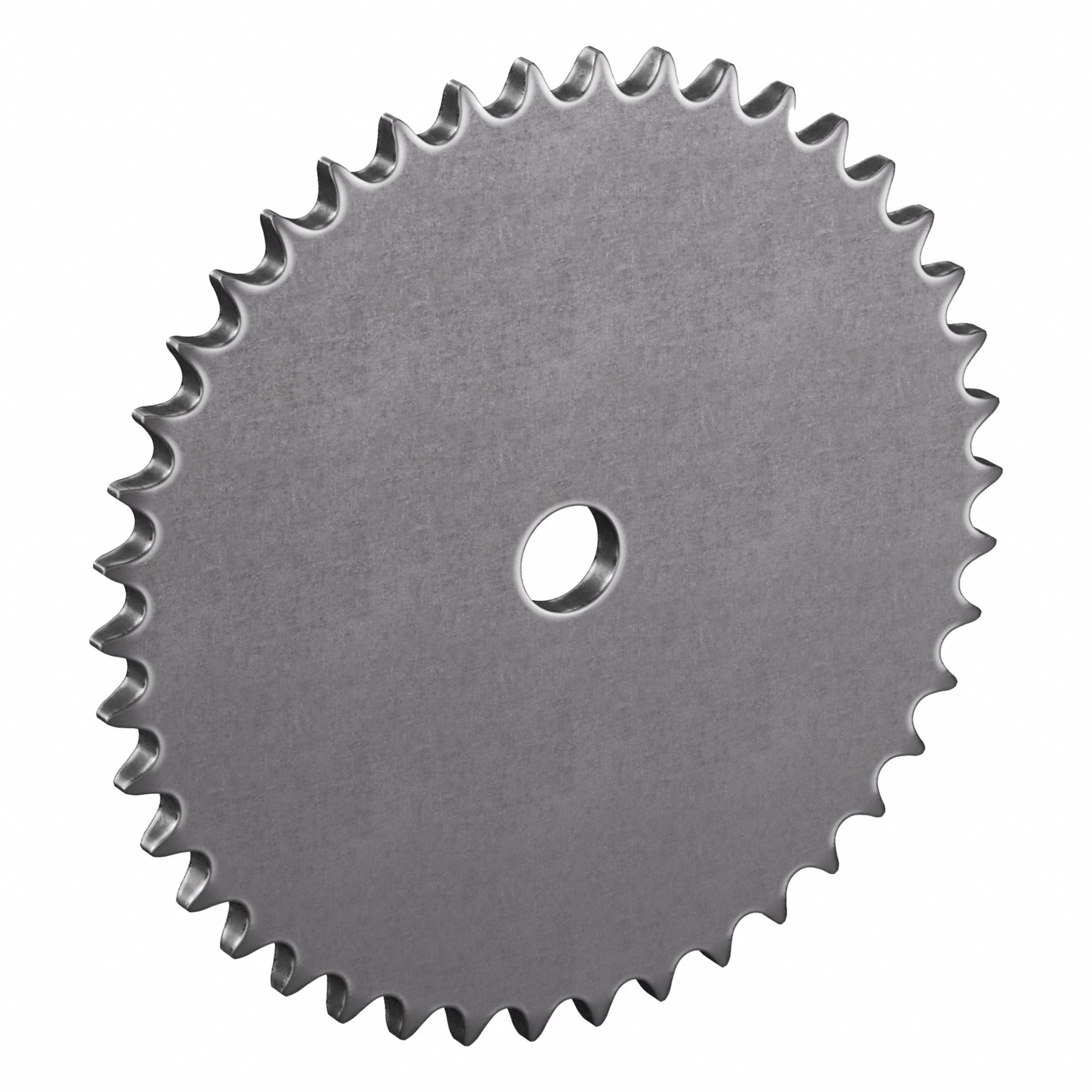 Roller Chain Sprocket: No Hub, For Single Strands, 41, 42 Teeth, 6.691 in Pitch Dia, Steel