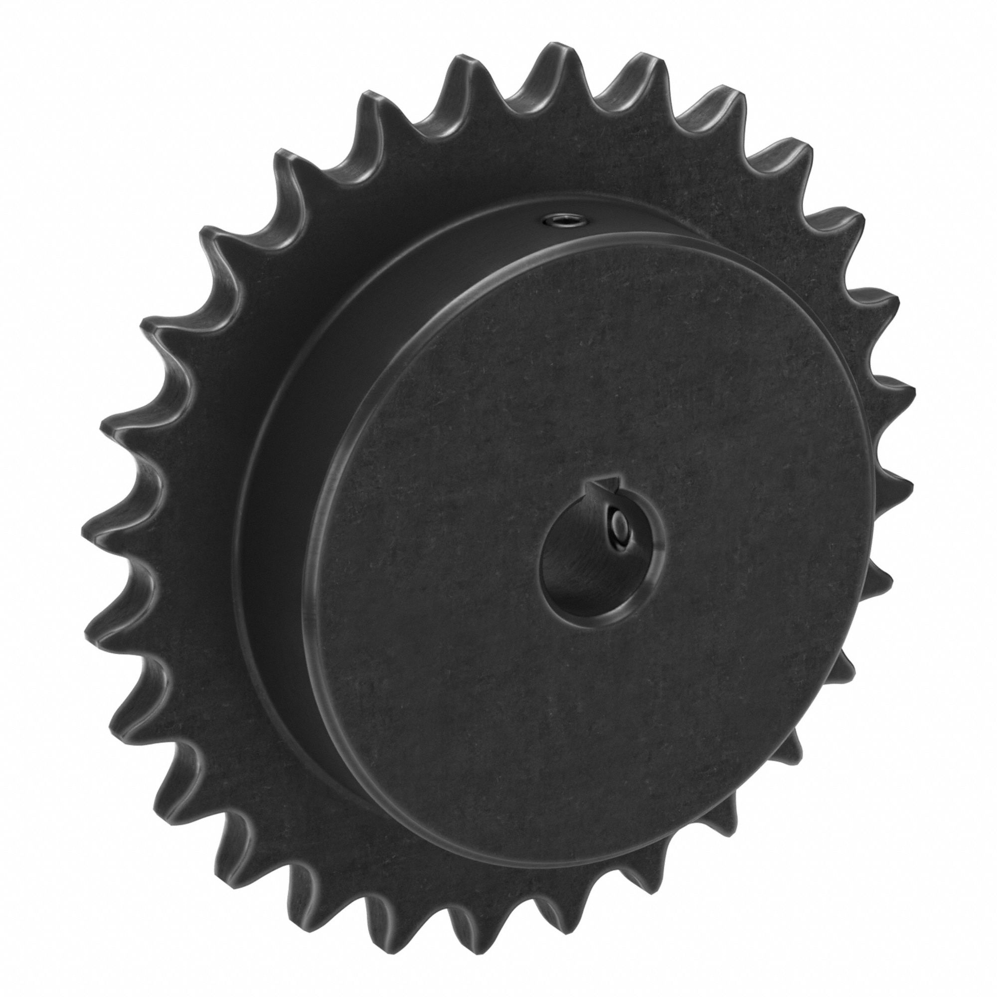 Roller Chain Sprocket: 41, For 1/2 in Chain Pitch, 5/8 in Bore Dia, 28 Teeth, Steel