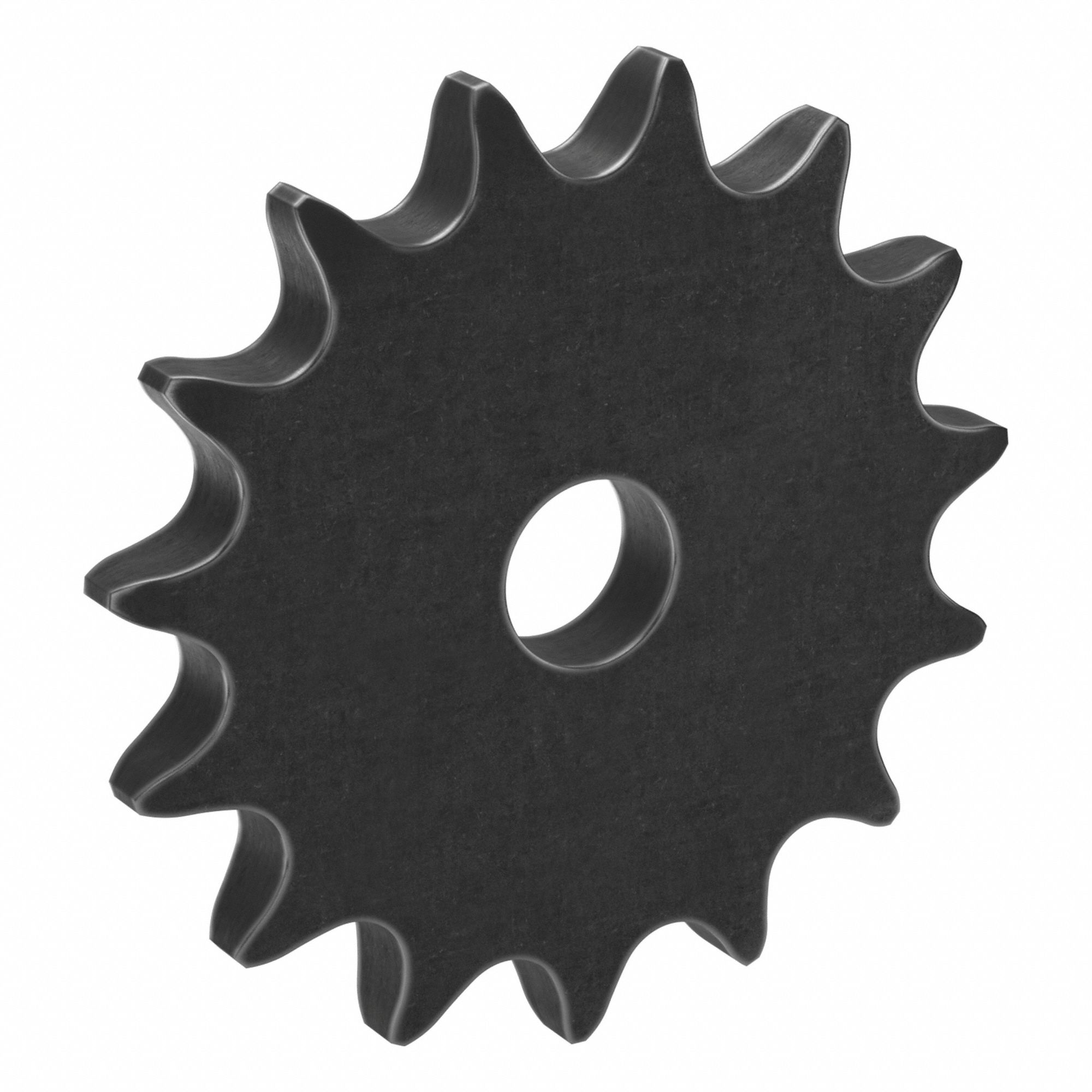 Roller Chain Sprocket: No Hub, For Single Strands, 50, 15 Teeth, 3.006 in Pitch Dia, Steel