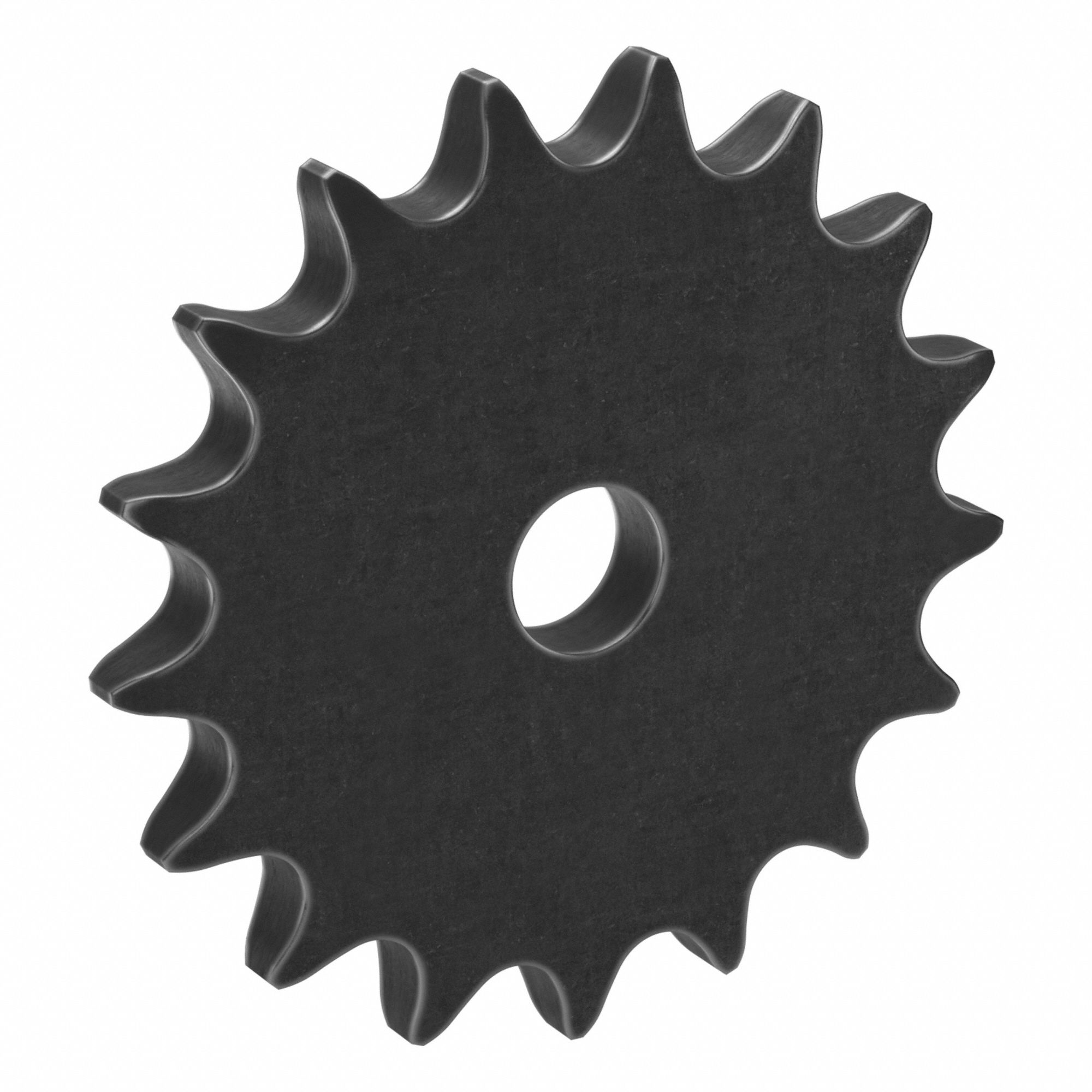 Roller Chain Sprocket: No Hub, For Single Strands, 50, 17 Teeth, 3.401 in Pitch Dia, Steel