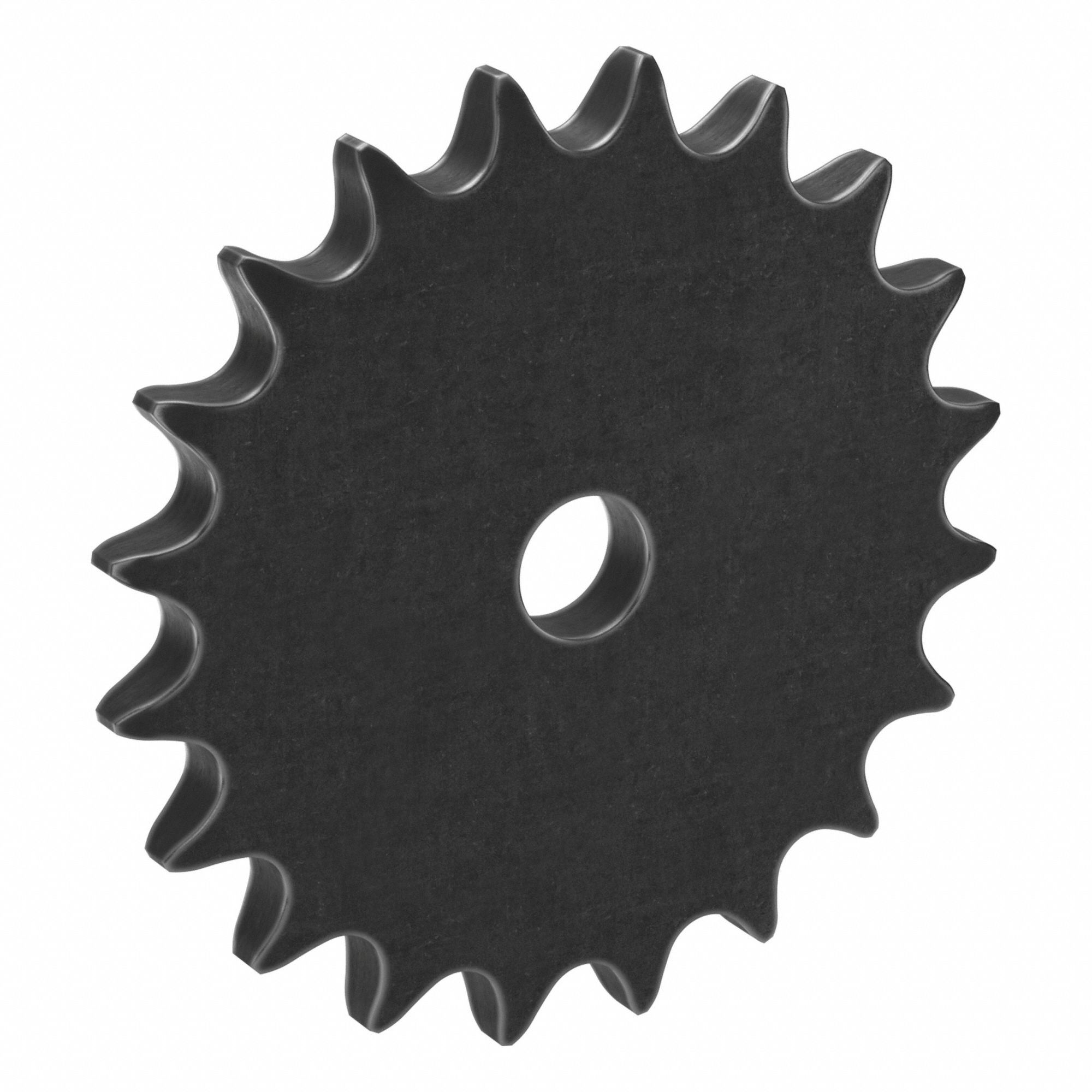 Roller Chain Sprocket: No Hub, For Single Strands, 50, 20 Teeth, 3.995 in Pitch Dia, Steel