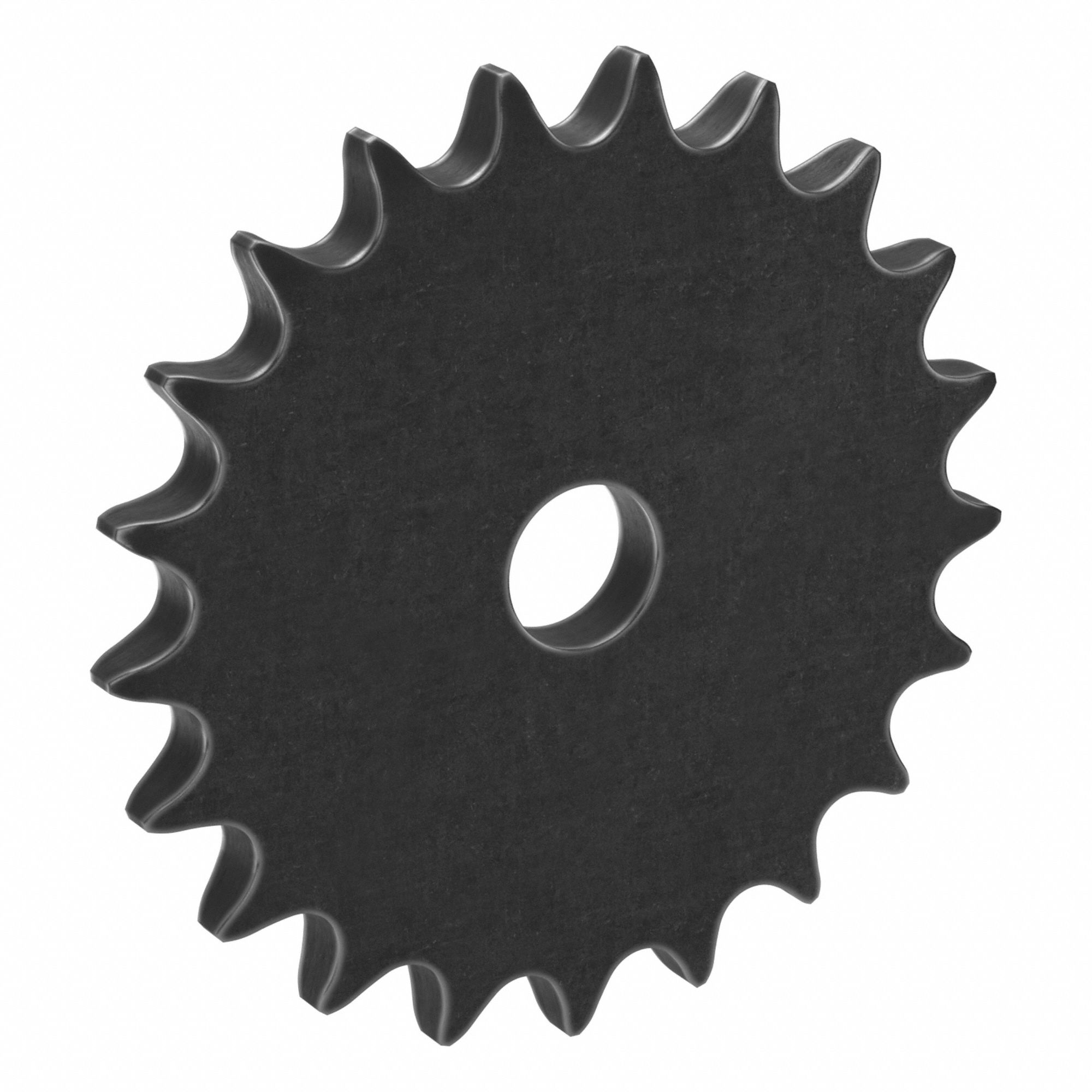 Roller Chain Sprocket: No Hub, For Single Strands, 50, 21 Teeth, 4.194 in Pitch Dia, Steel