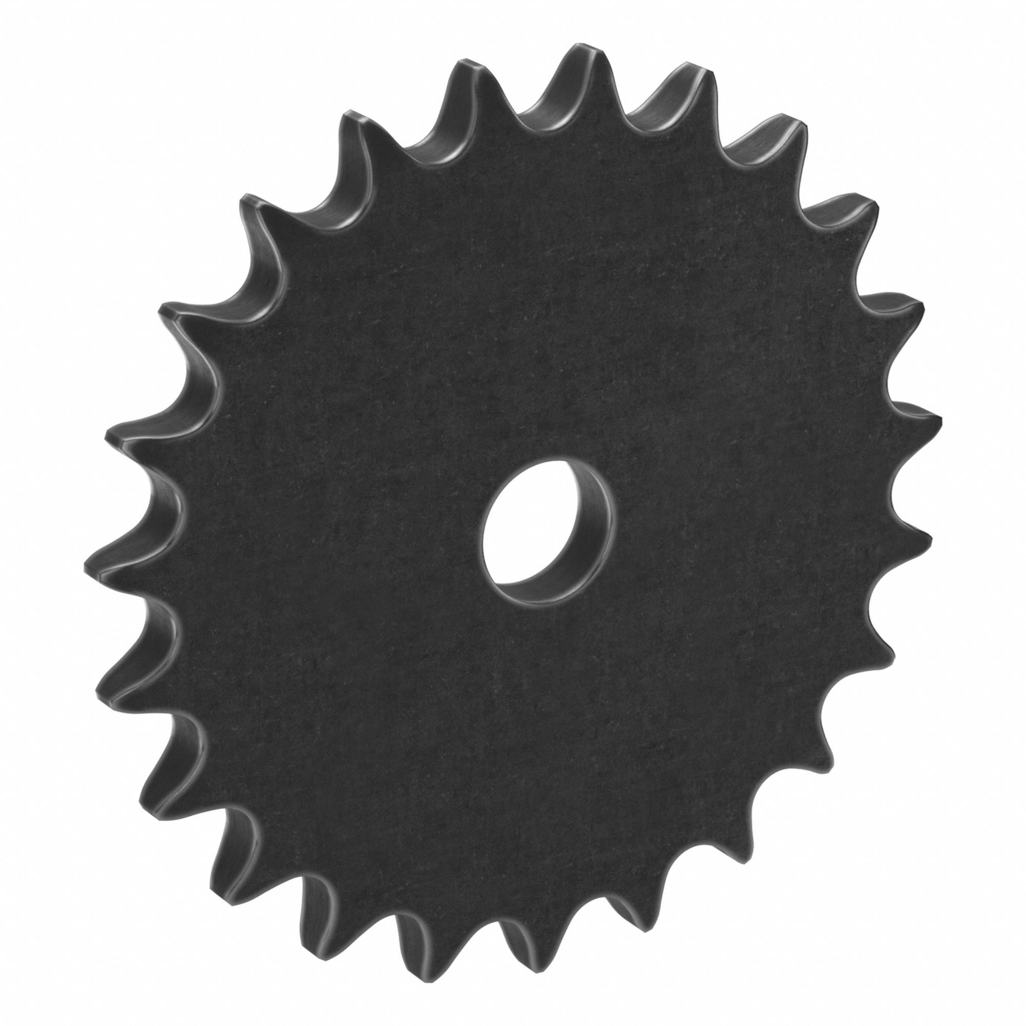 Roller Chain Sprocket: No Hub, For Single Strands, 50, 23 Teeth, 4.59 in Pitch Dia, Steel