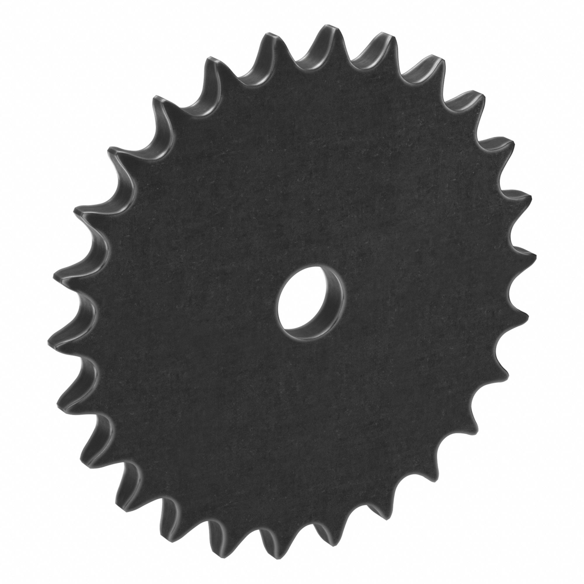 Roller Chain Sprocket: No Hub, For Single Strands, 50, 26 Teeth, 5.185 in Pitch Dia, Steel