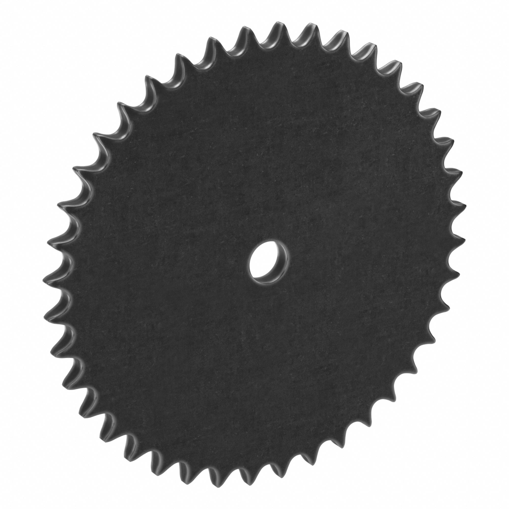 Roller Chain Sprocket: No Hub, For Single Strands, 50, 40 Teeth, 7.966 in Pitch Dia, Steel