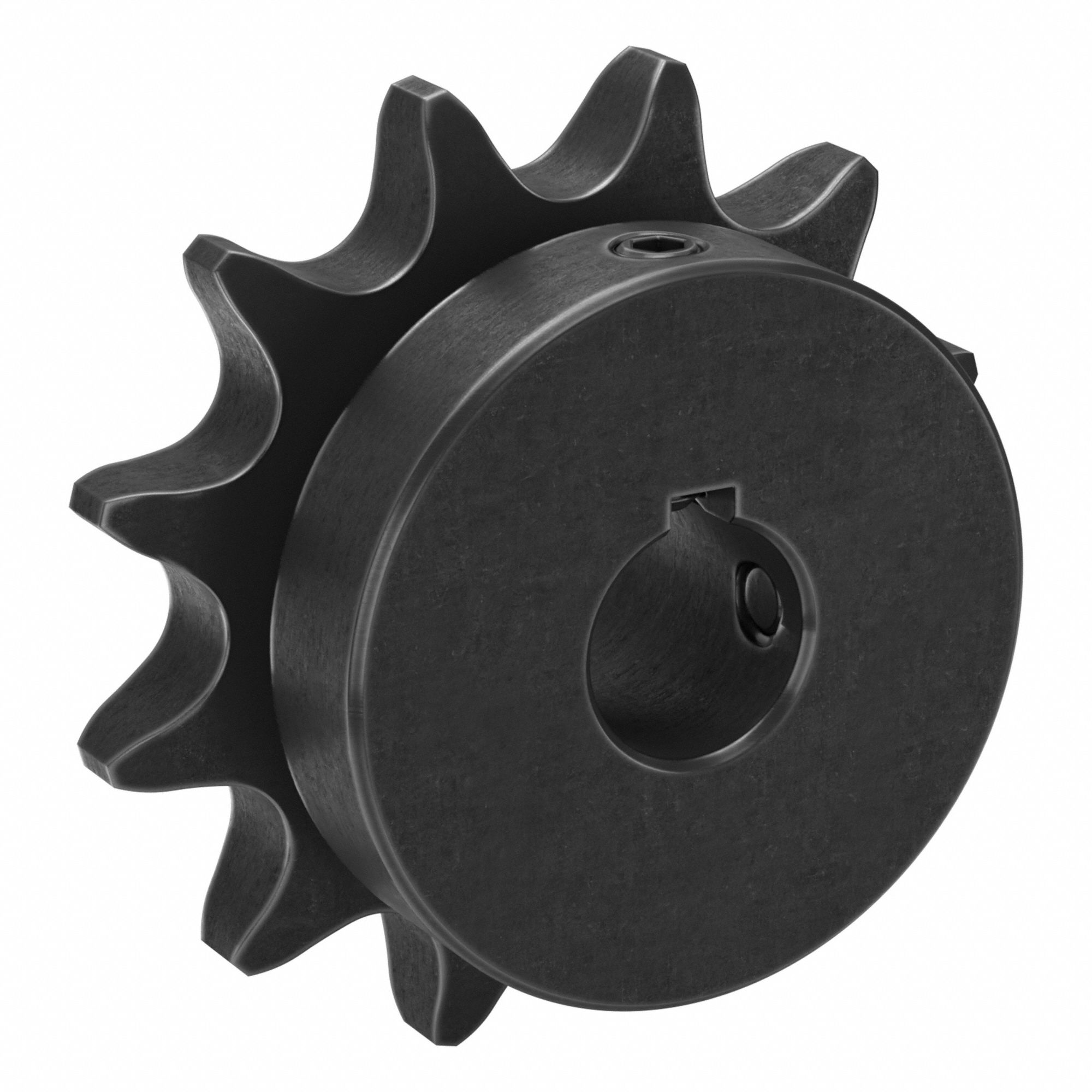 Roller Chain Sprocket: 50, For 5/8 in Chain Pitch, 5/8 in Bore Dia, 12 Teeth, Steel