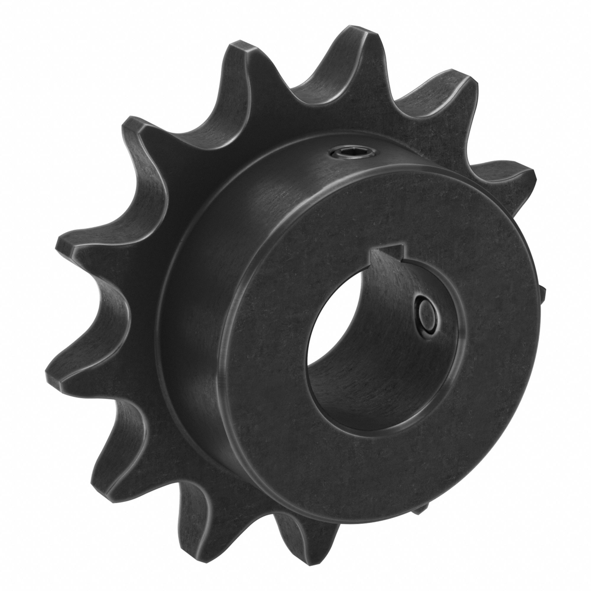 Roller Chain Sprocket: 50, For 5/8 in Chain Pitch, 7/8 in Bore Dia, 13 Teeth, Steel