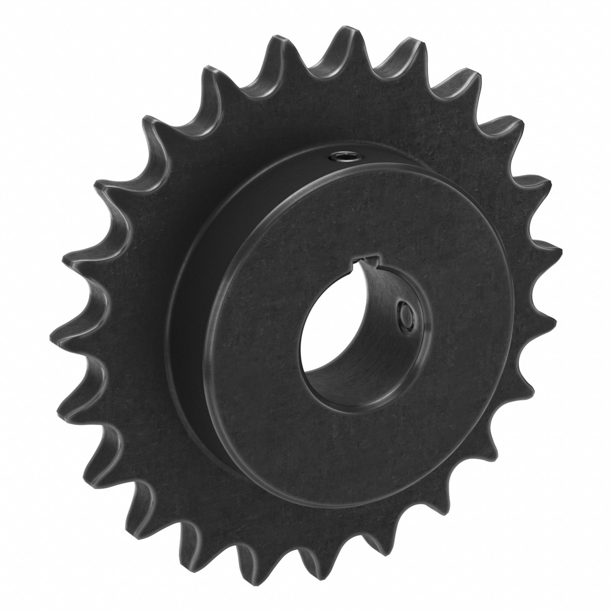 Roller Chain Sprocket: 50, For 5/8 in Chain Pitch, 1 3/16 in Bore Dia, 23 Teeth, Steel
