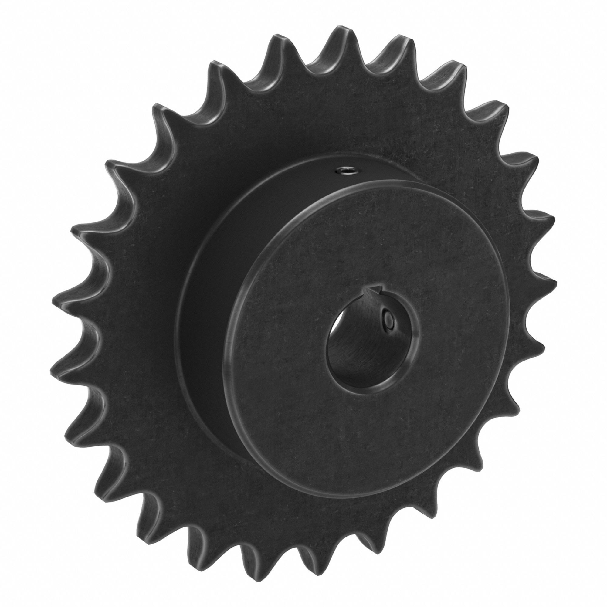 Roller Chain Sprocket: 50, For 5/8 in Chain Pitch, 7/8 in Bore Dia, 25 Teeth, Steel