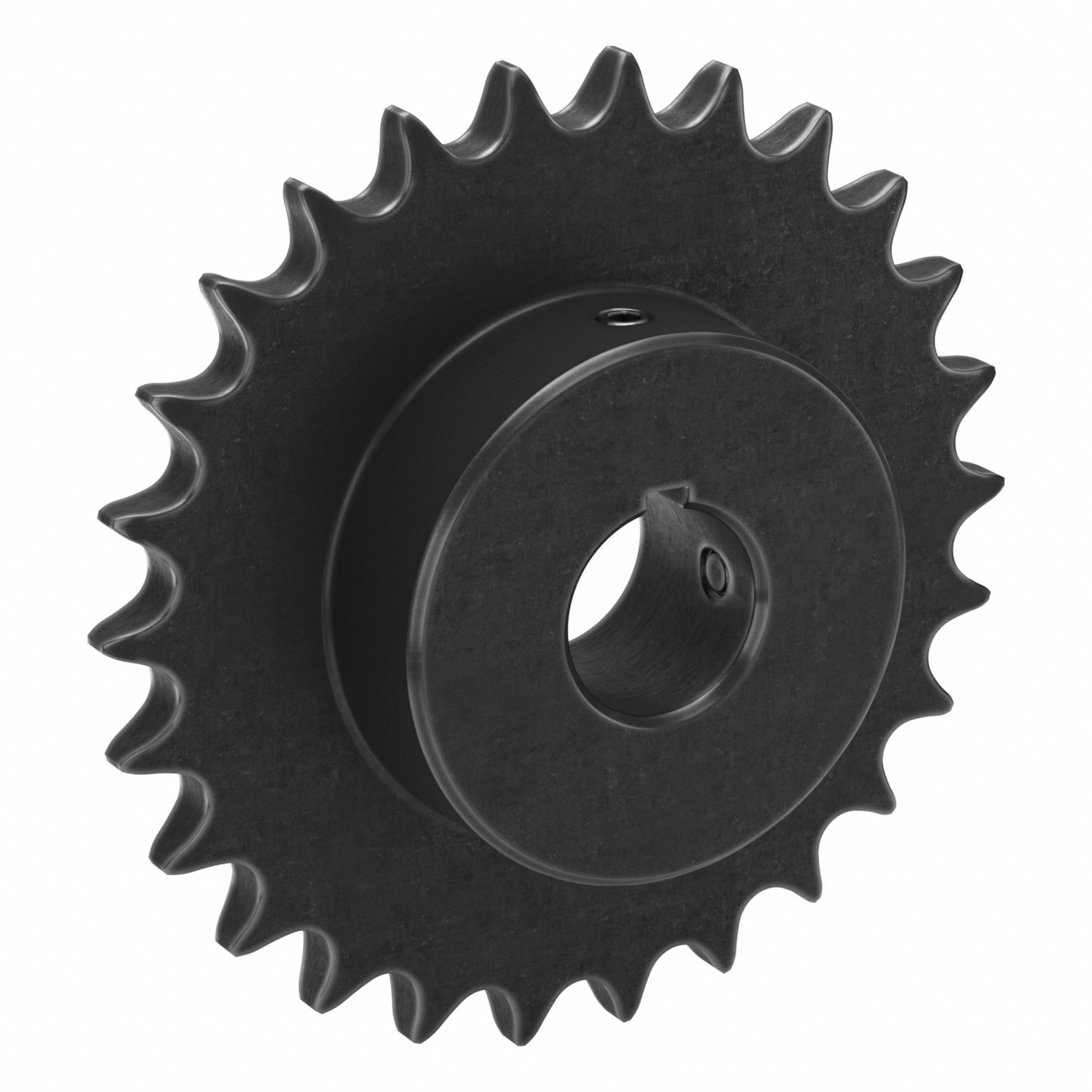 Roller Chain Sprocket: 50, For 5/8 in Chain Pitch, 1 1/8 in Bore Dia, 26 Teeth, Steel