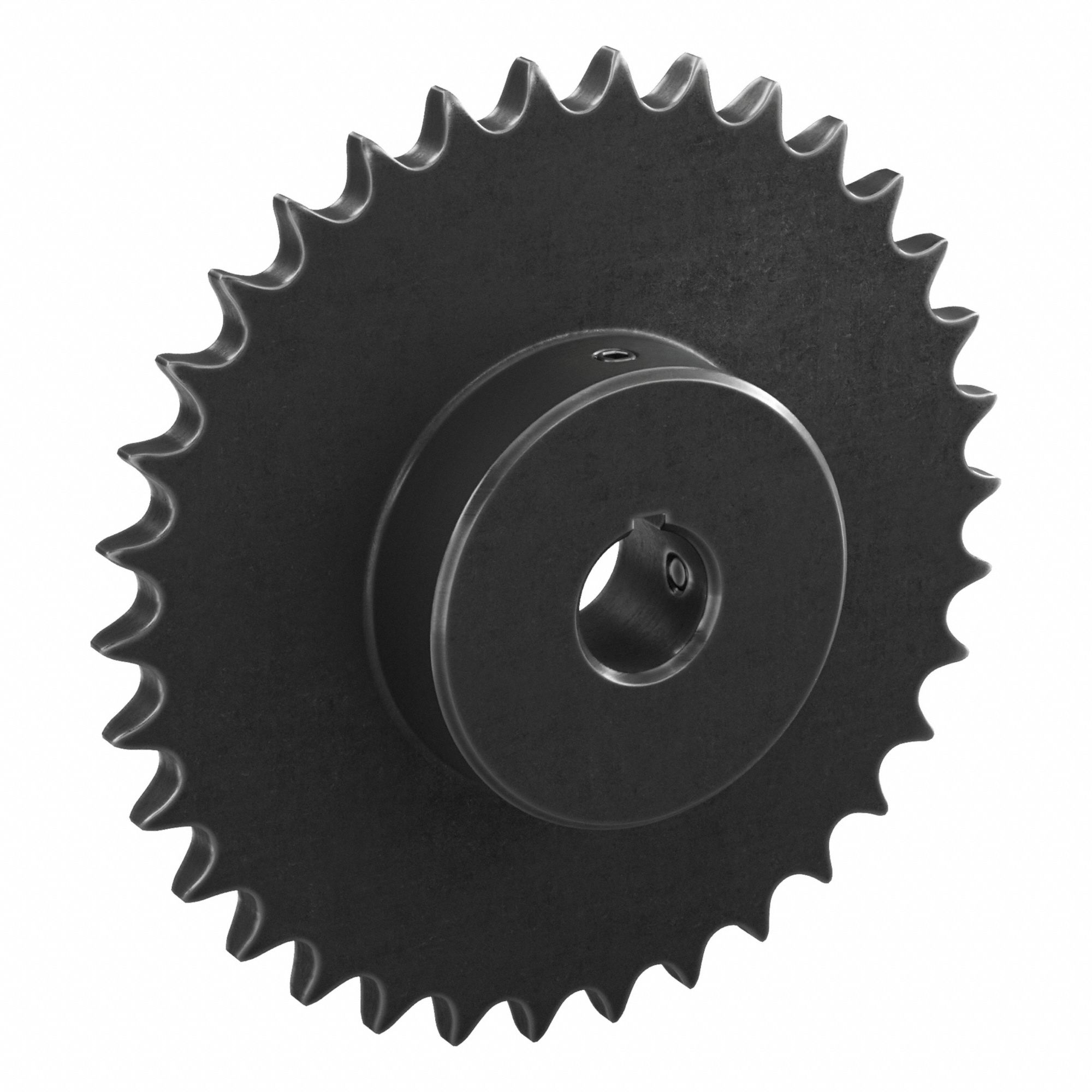 Roller Chain Sprocket: 50, For 5/8 in Chain Pitch, 1 in Bore Dia, 34 Teeth, Steel