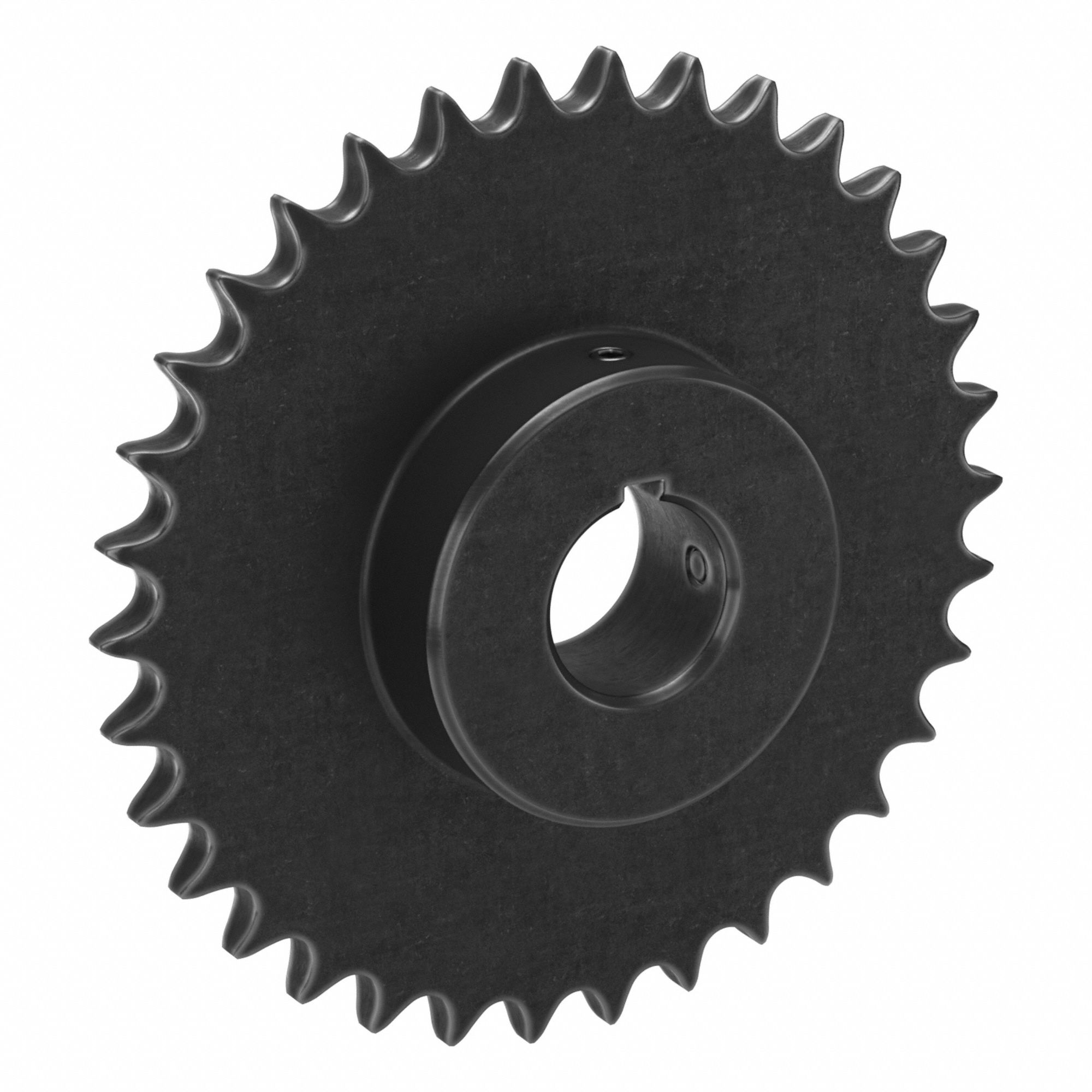 Roller Chain Sprocket: 50, For 5/8 in Chain Pitch, 1 3/8 in Bore Dia, 34 Teeth, Steel