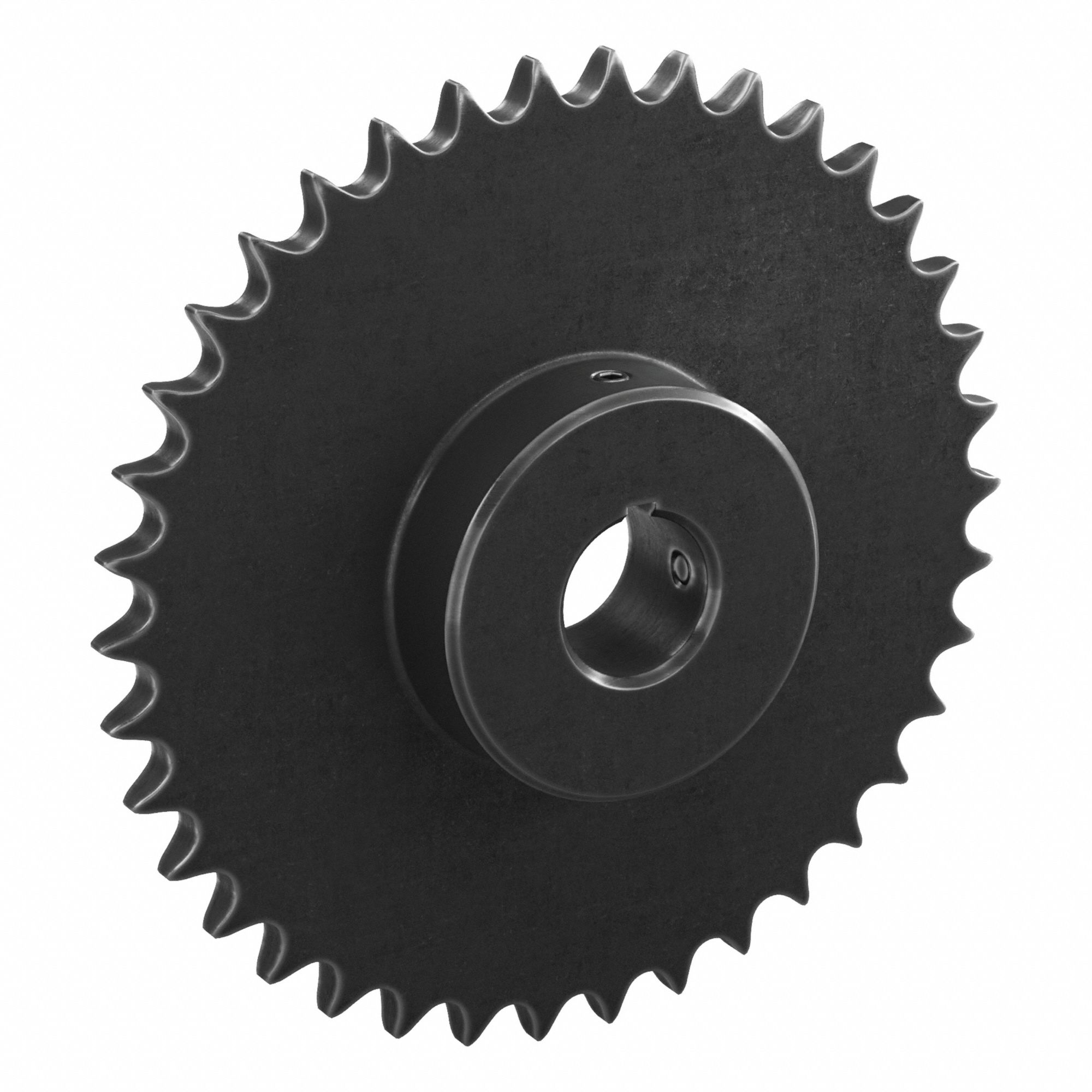 Roller Chain Sprocket: 50, For 5/8 in Chain Pitch, 1 1/4 in Bore Dia, 38 Teeth, Steel