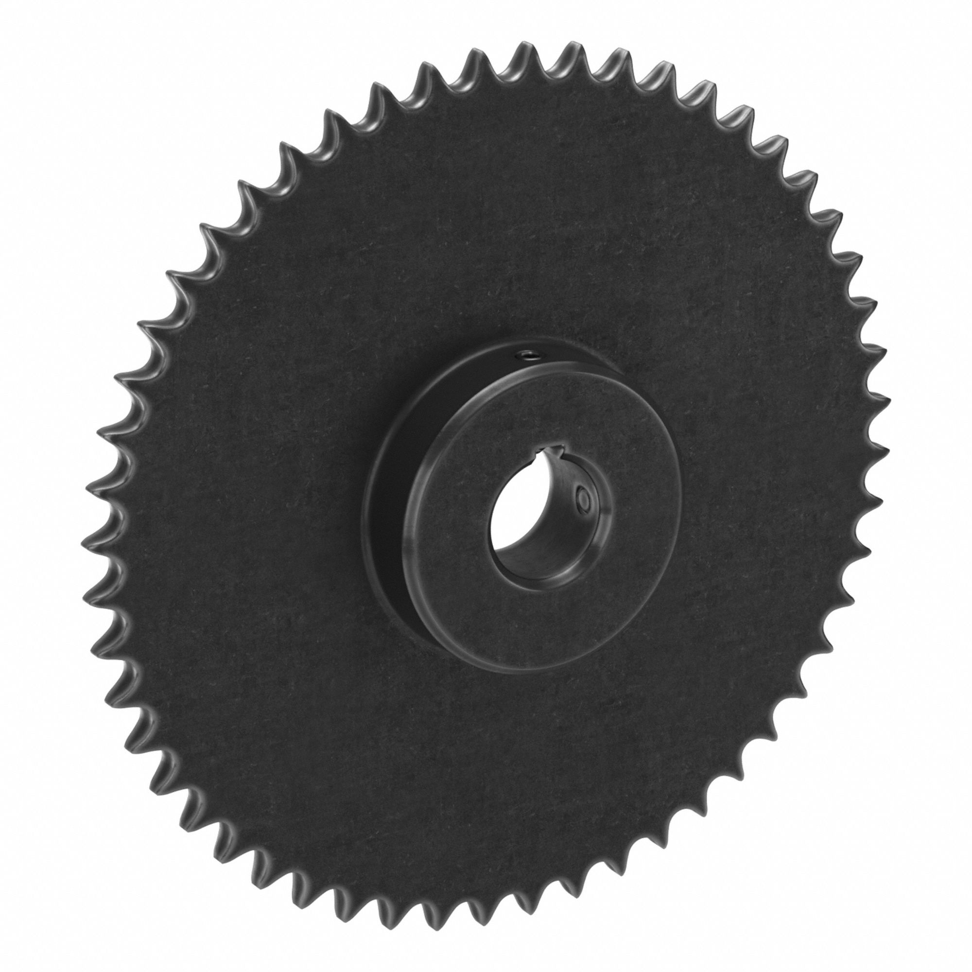 Roller Chain Sprocket: 50, For 5/8 in Chain Pitch, 1 7/16 in Bore Dia, 52 Teeth, Steel