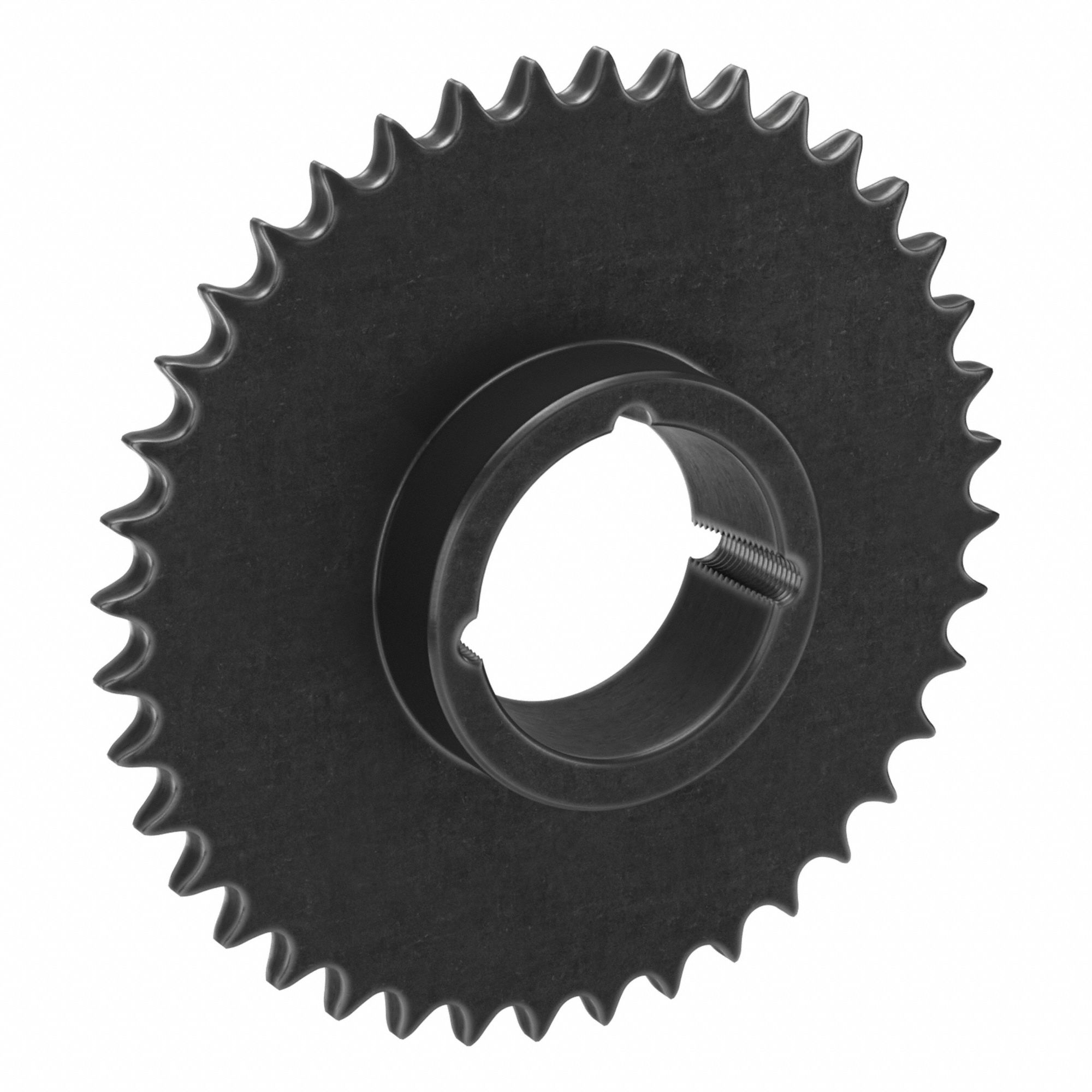Bushed Roller Chain Sprocket: For 50 Chain, 40 Teeth, 7.966 in Pitch Dia, 8.32 in Outside Dia