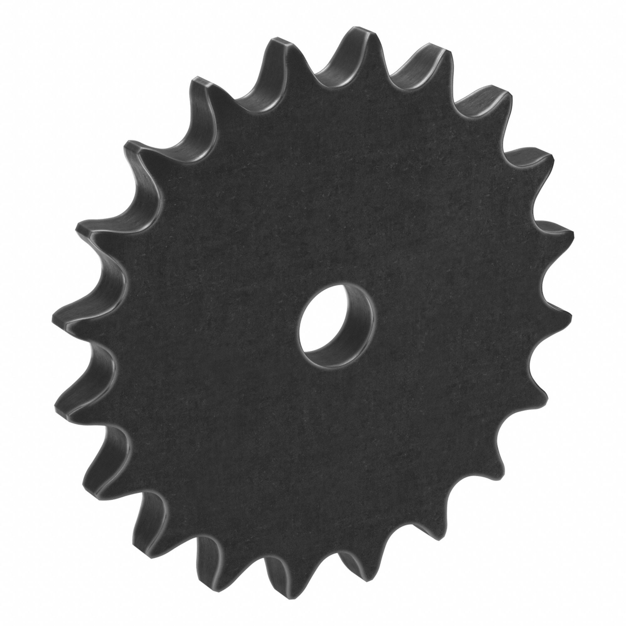 Roller Chain Sprocket: No Hub, For Single Strands, 60, 20 Teeth, 4.794 in Pitch Dia, Steel