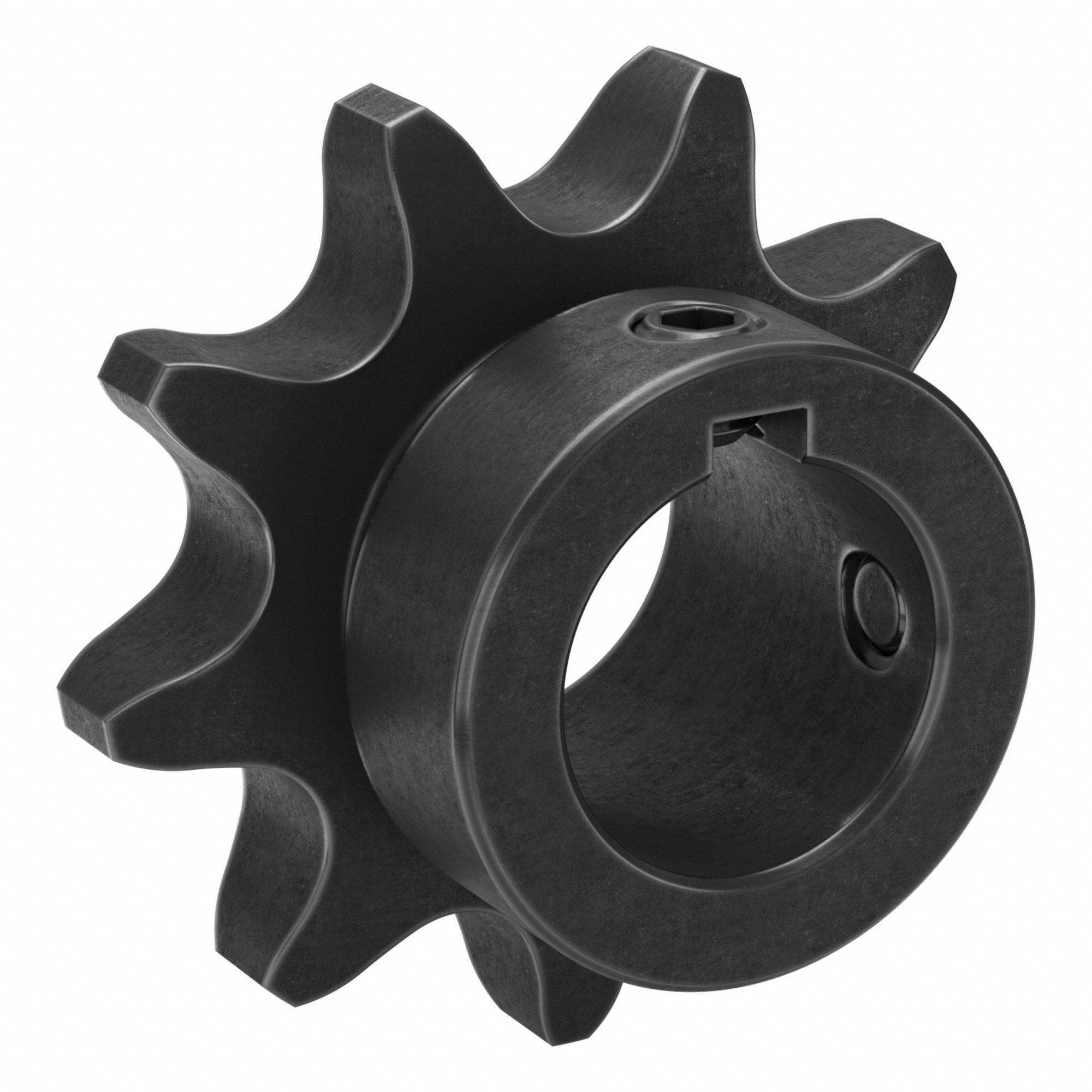Roller Chain Sprocket: 60, For 3/4 in Chain Pitch, 1 in Bore Dia, 9 Teeth, 2.193 in Pitch Dia