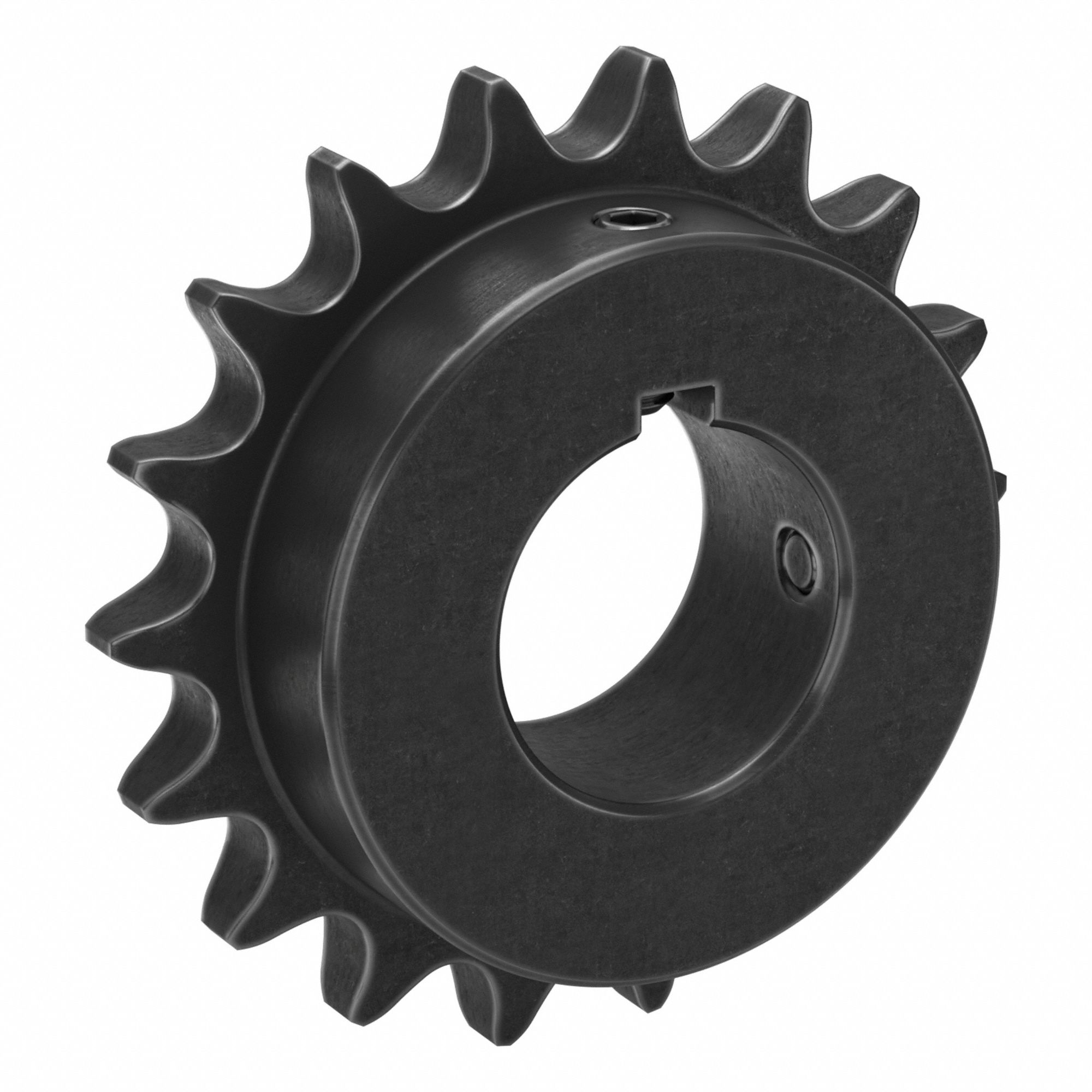 Roller Chain Sprocket: 60, For 3/4 in Chain Pitch, 1 3/4 in Bore Dia, 18 Teeth, Steel